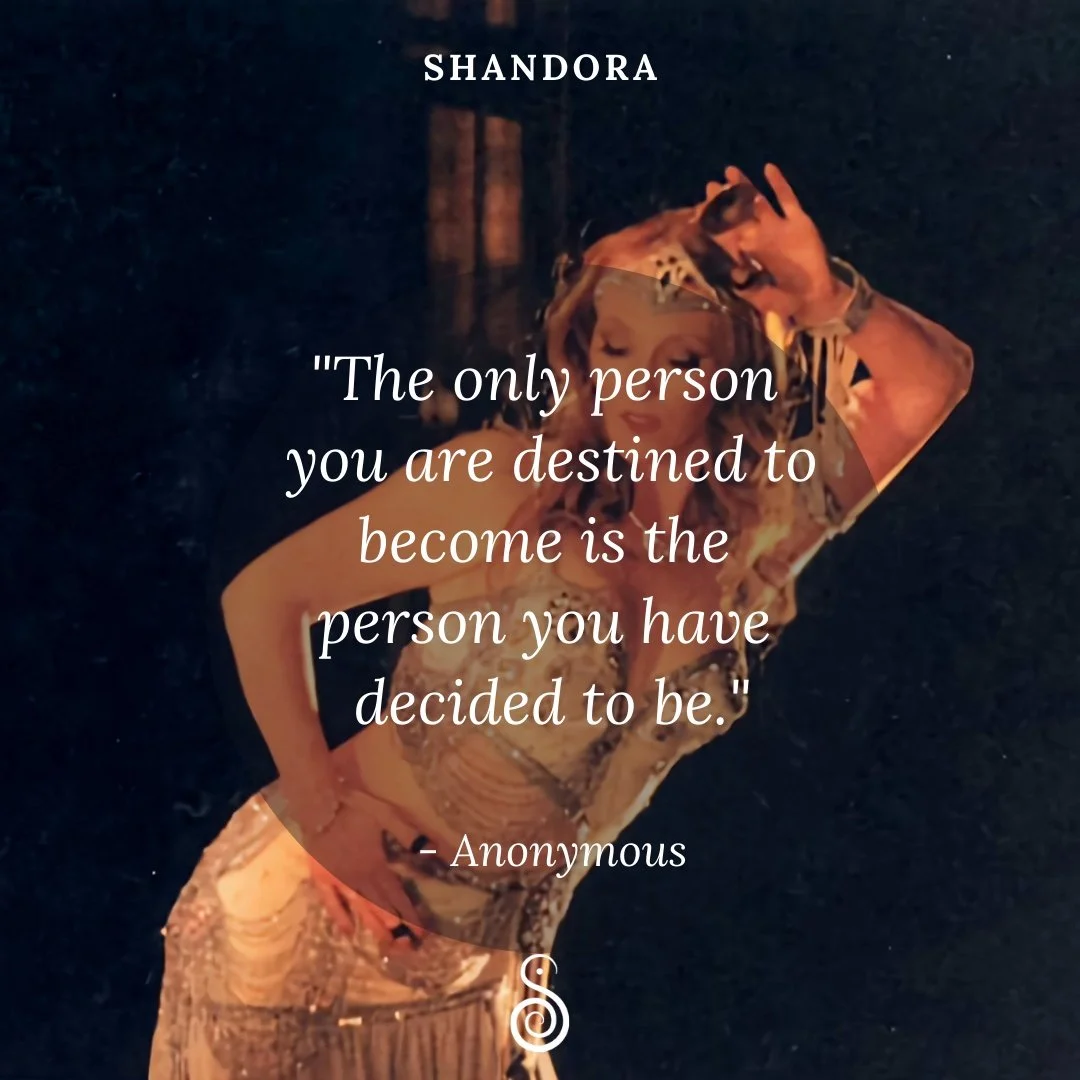 &ldquo;The only person you are destined to become is the person you have decided to be.&rdquo;
&mdash; Anonymous 💫💃

Destiny isn&rsquo;t written in the stars &mdash; it&rsquo;s shaped in your choices.
Every movement, every breath, every intention&h