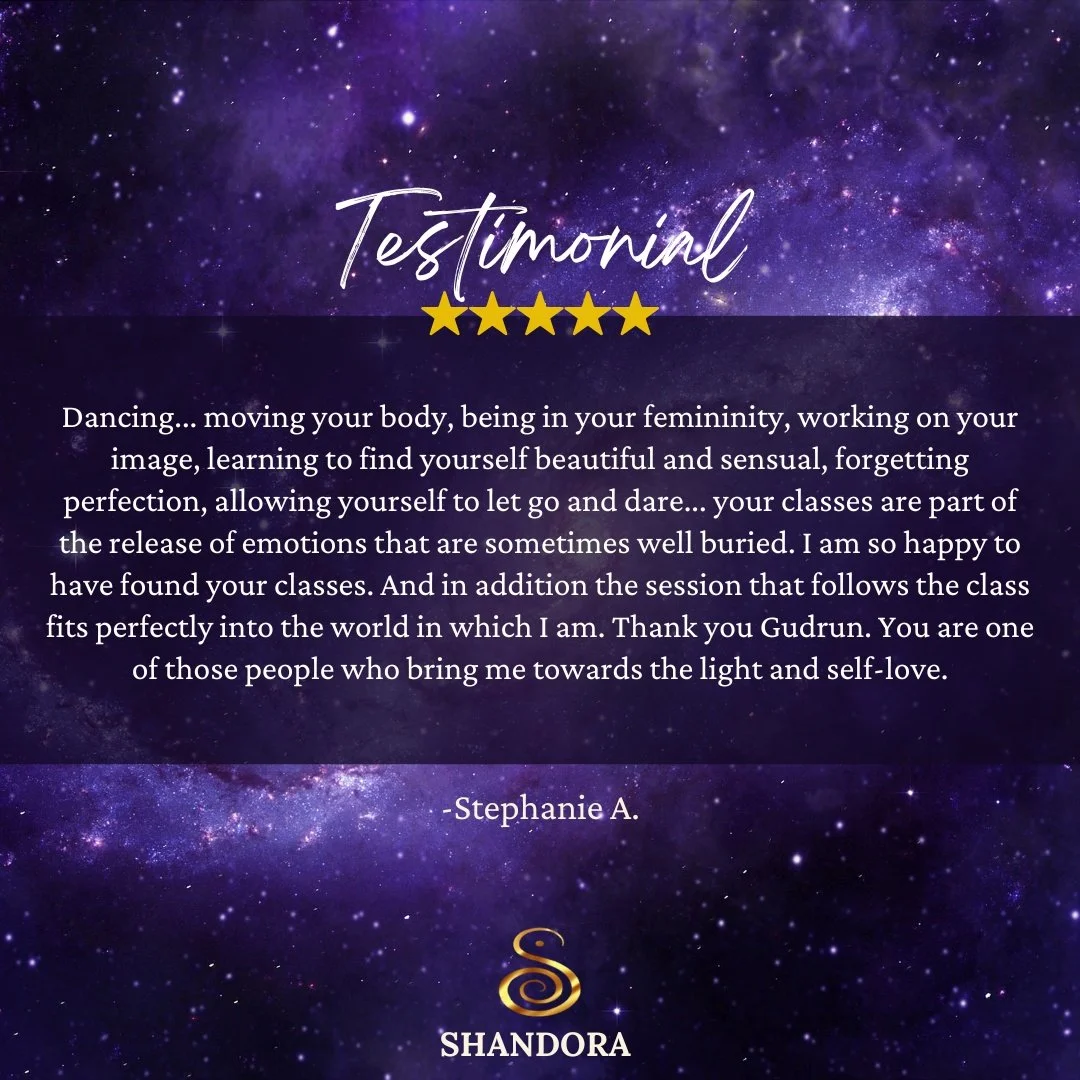 It&rsquo;s more than dance&hellip; it&rsquo;s a return to self. 💃✨
Moving my body. Awakening my femininity. Letting go of perfection. Allowing myself to feel, release, and be.

Your classes aren&rsquo;t just movement, Gudrun &mdash; they&rsquo;re me