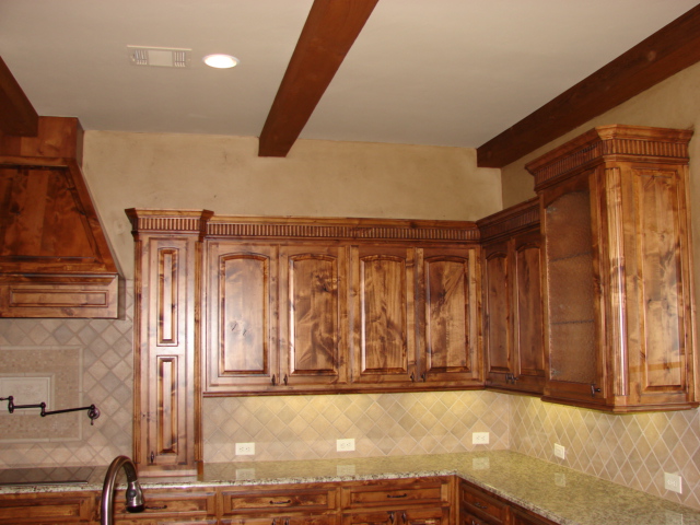 Stained Kitchens 3 Star Custom Cabinets Inc Pilot Point Tx