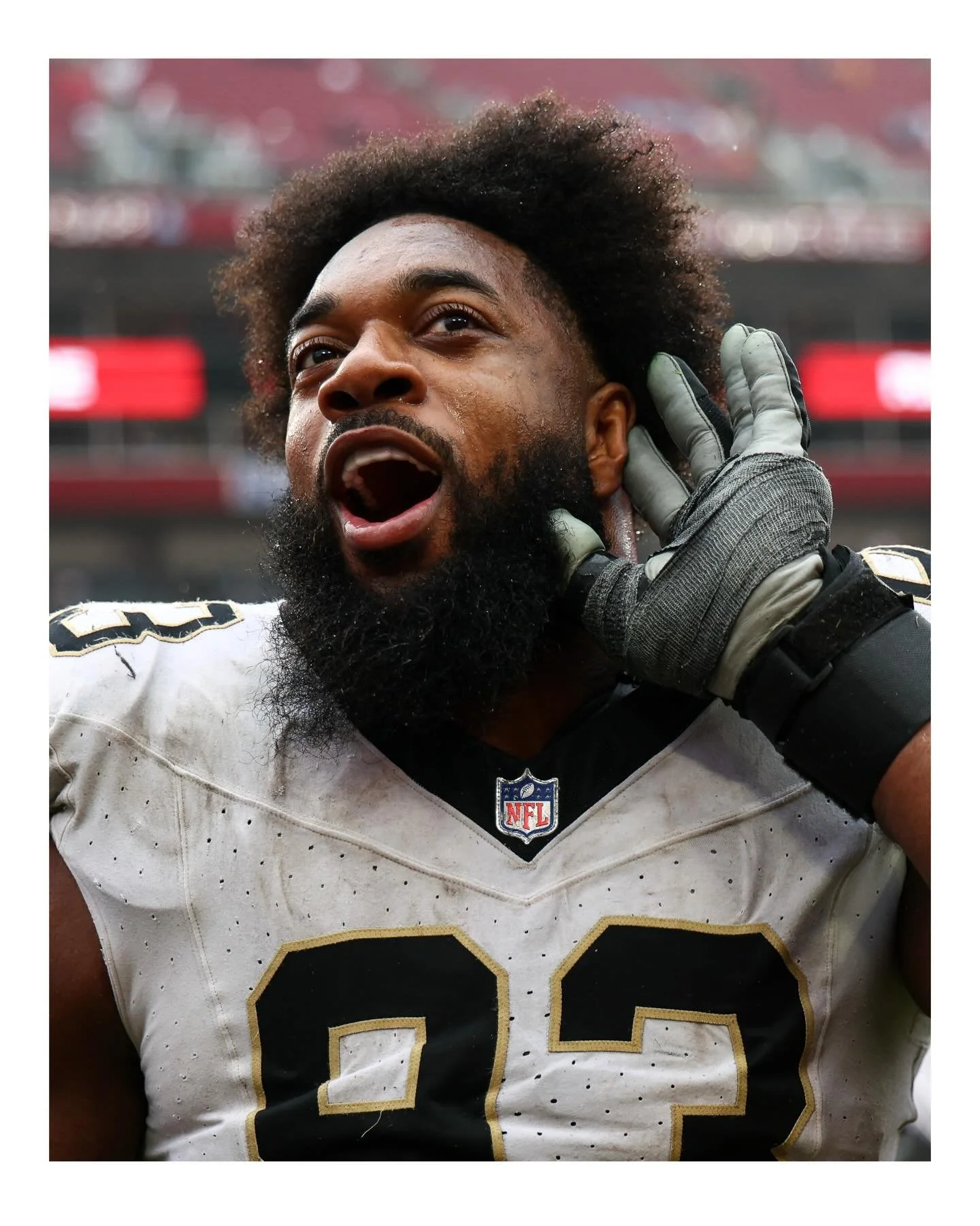 Saints get the divisional win in Tampa Bay, and it rained a bunch (📸: NFL)