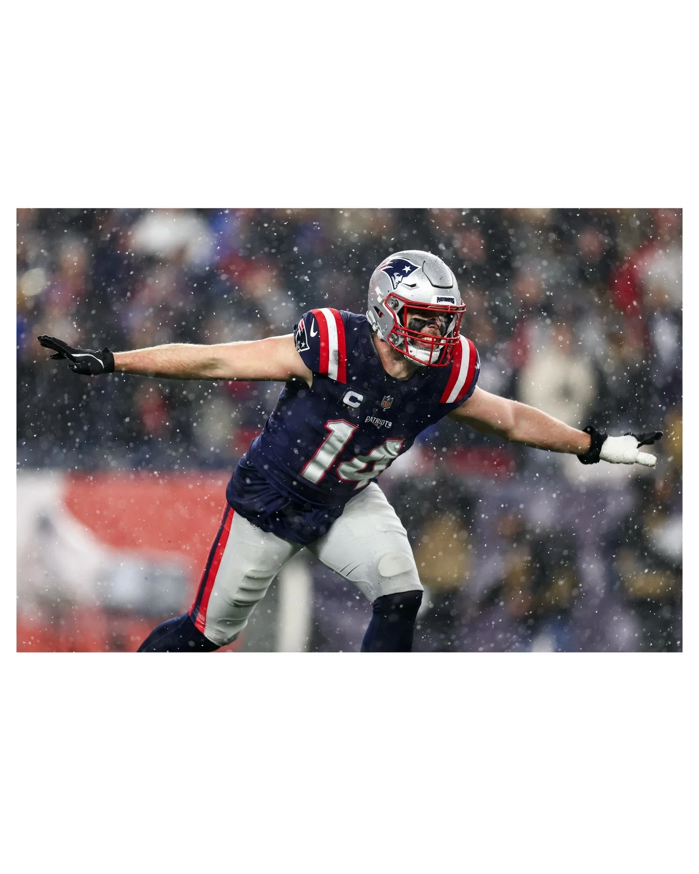 Nothing has changed: The Pats are back in the AFC Championship after beating the Texans in a &ldquo;wintery mix&rdquo; of rain and snow. It was good to be home (📸: NFL)