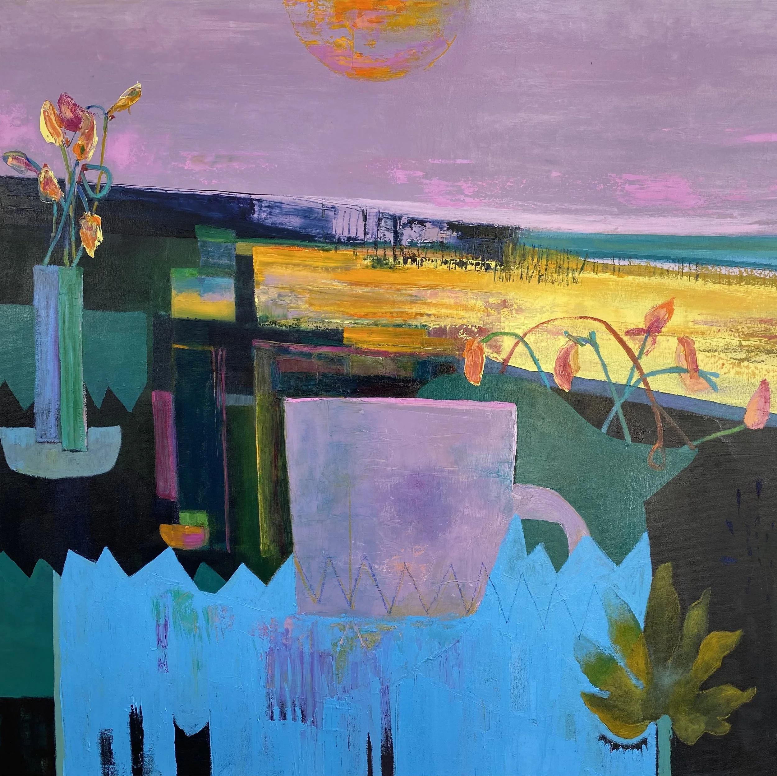 Living by the Sea 100 x 120 cm