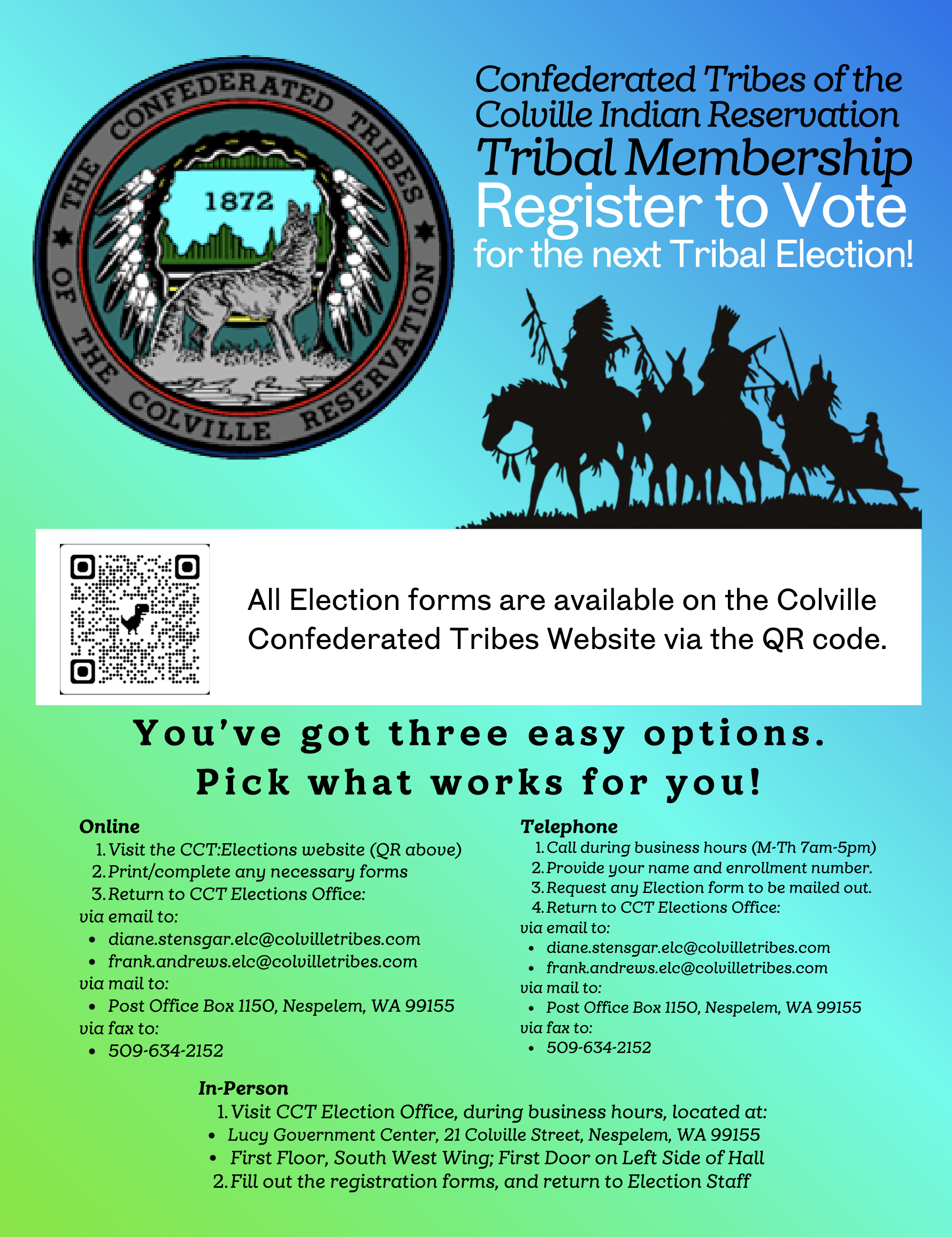 2026 Tribal Membership Register to Vote