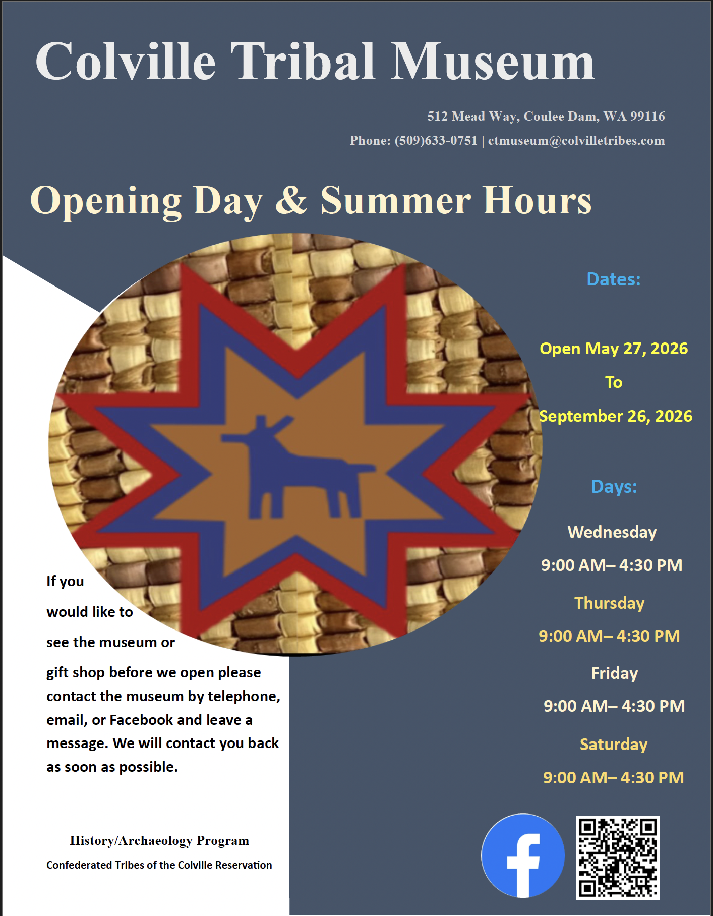 2026 Colville Tribal Museum