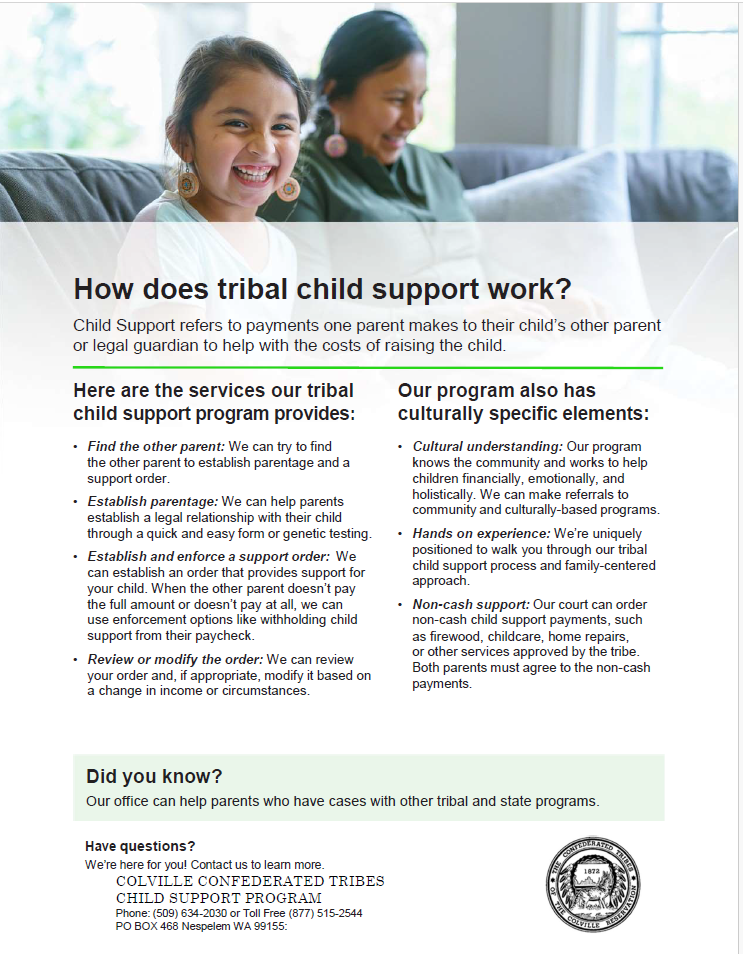 How Tribal Child Support Works