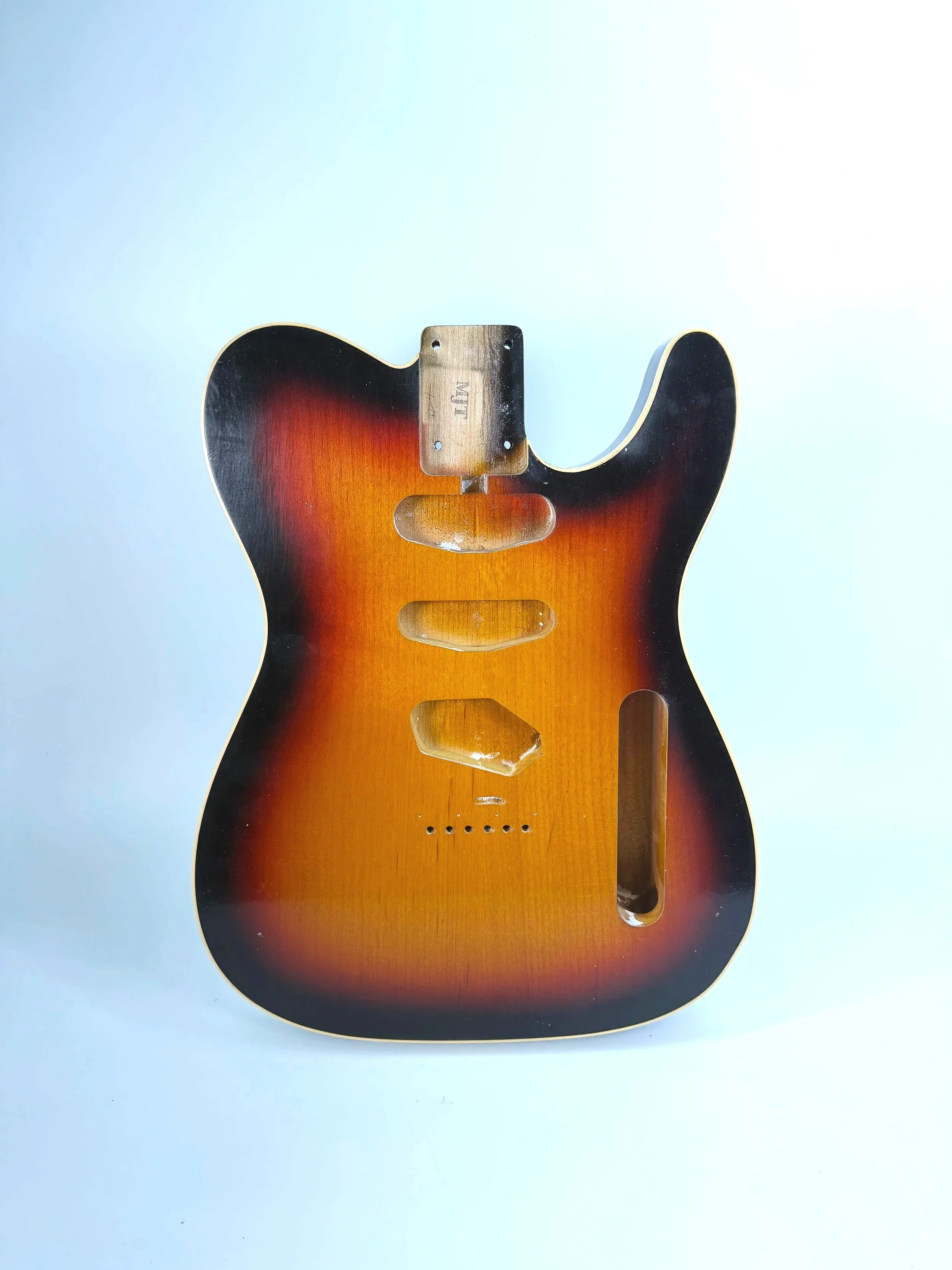 3 Tone Sunburst Double Bound VTT Body | Alder 4lbs 4oz