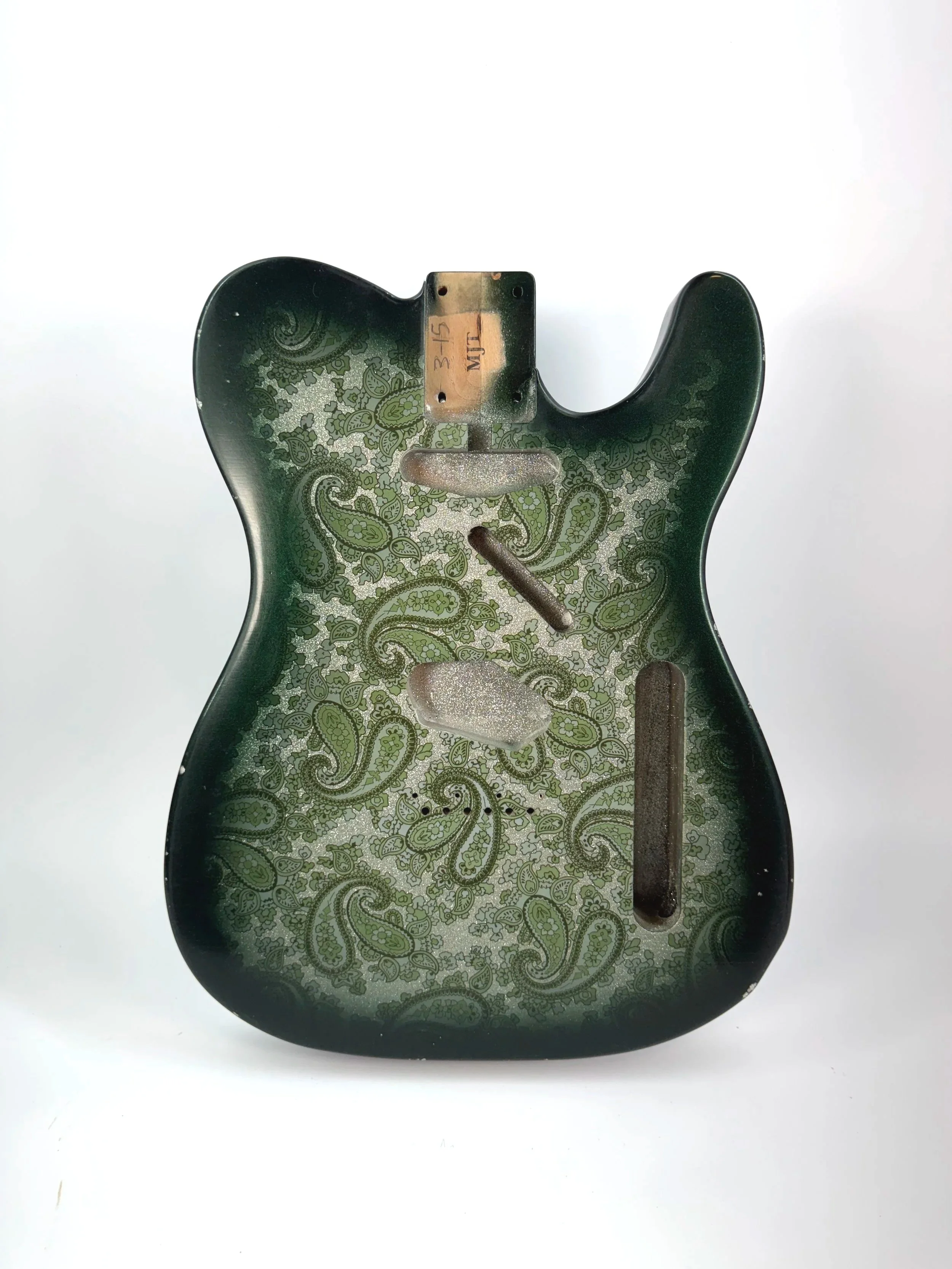 Green Paisley VTT Body | Alder 3lbs 15oz