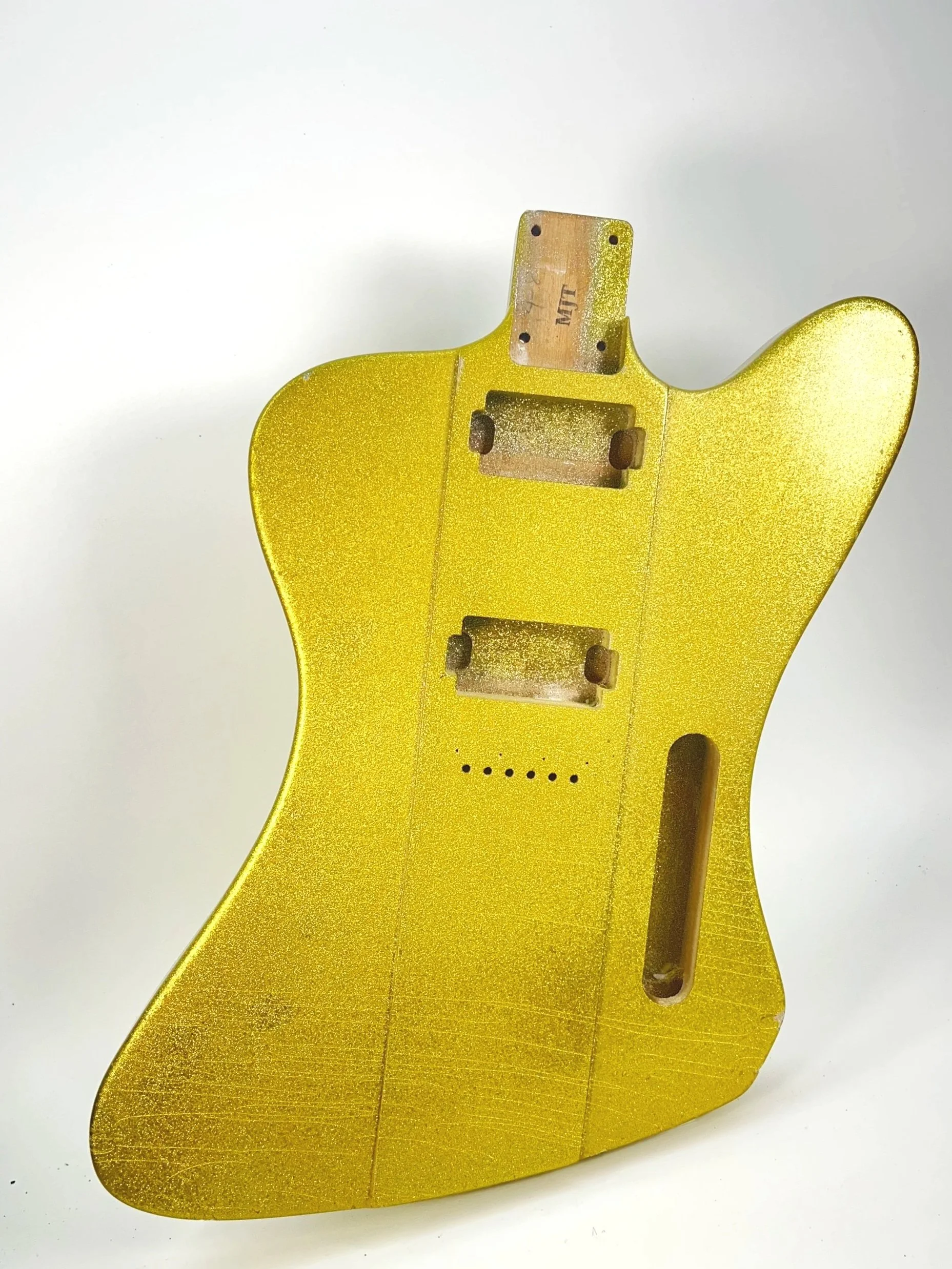 Gold Sparkle Flake VTF Body | Alder 4lbs 8oz