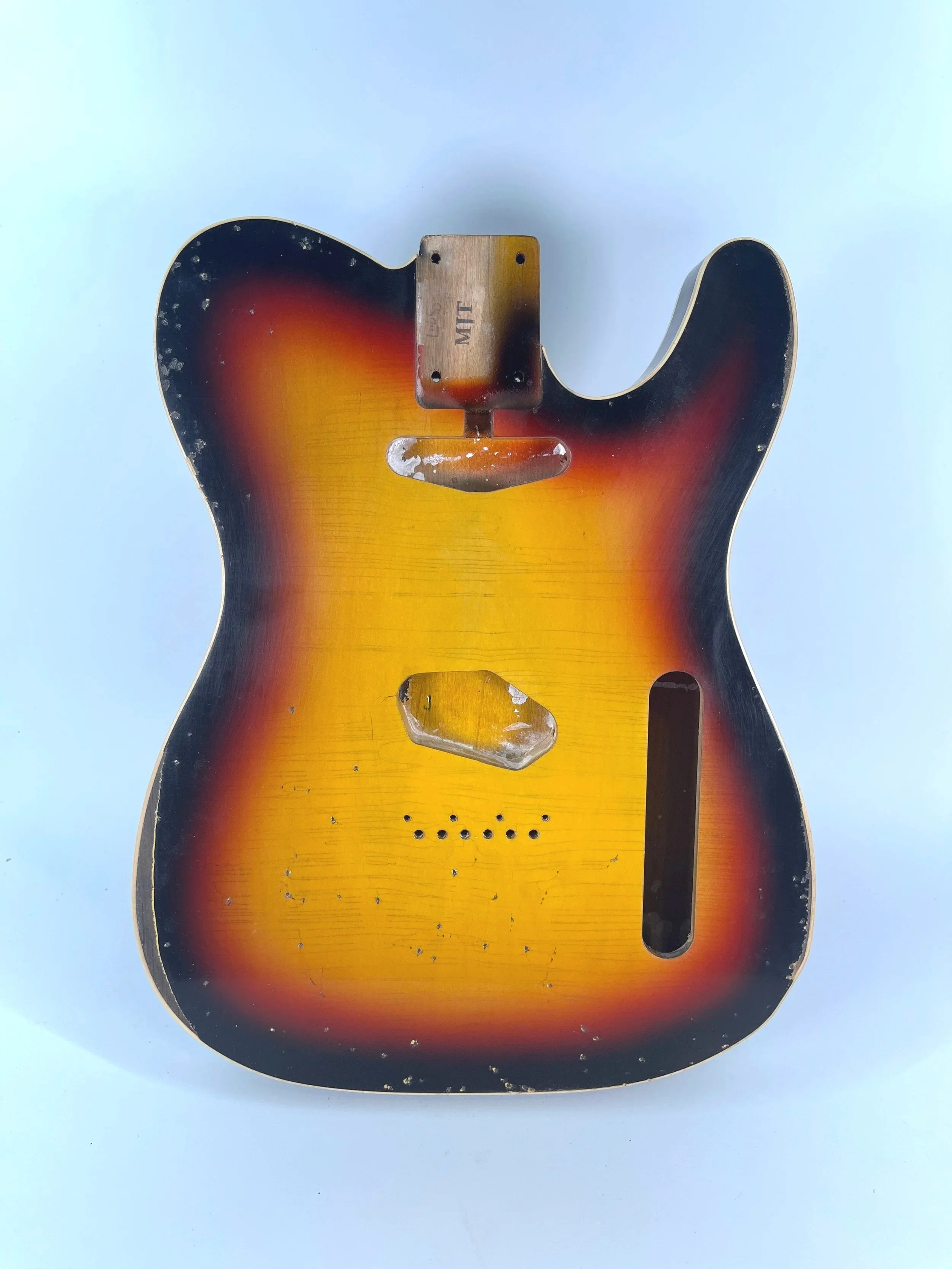 3 Tone Sunburst Double Bound Semi-Hollow VTT Body | Alder 3lbs 7oz
