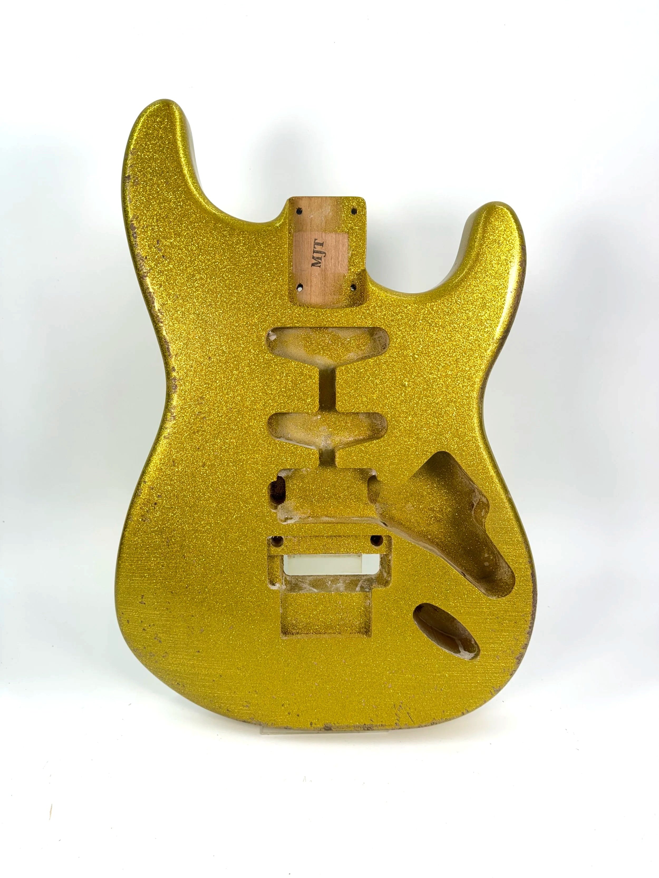 Gold Sparkle Flake VTS Body | Alder 3lbs 11oz