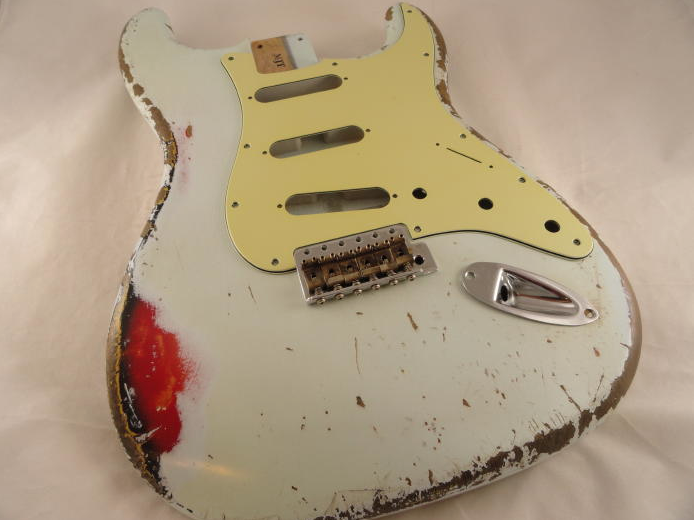 7 - Sonic Blue over 3 Tone Sunburst