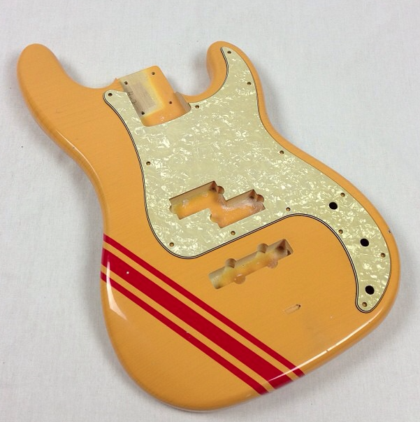 3 - Orange with Red Stripes