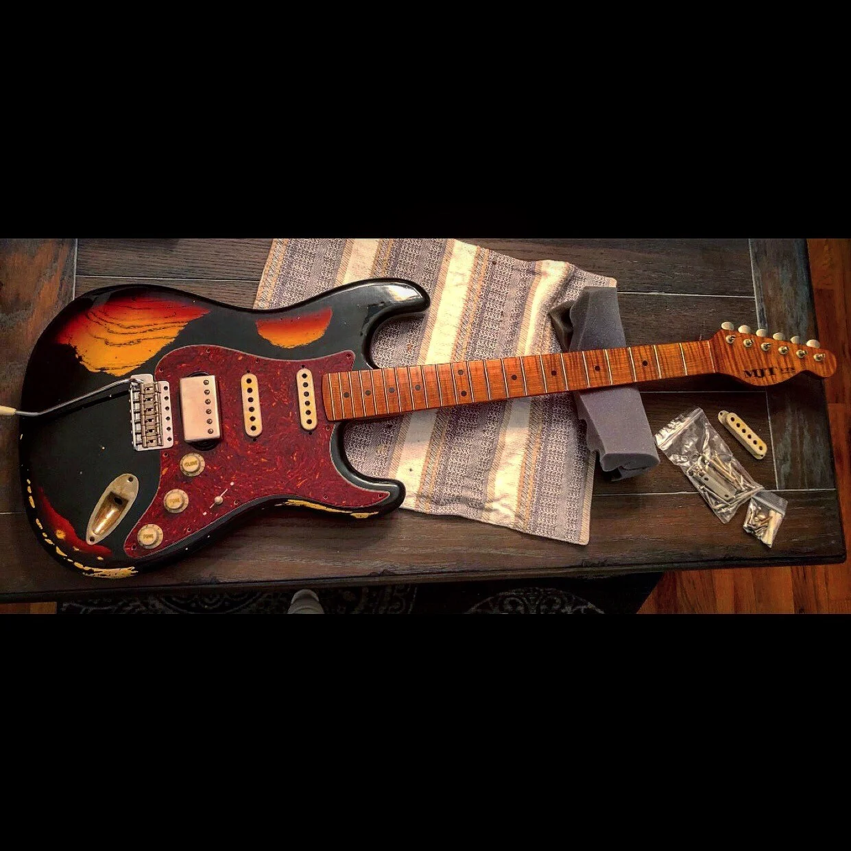 71 - Black over 3 Tone Battleaxe