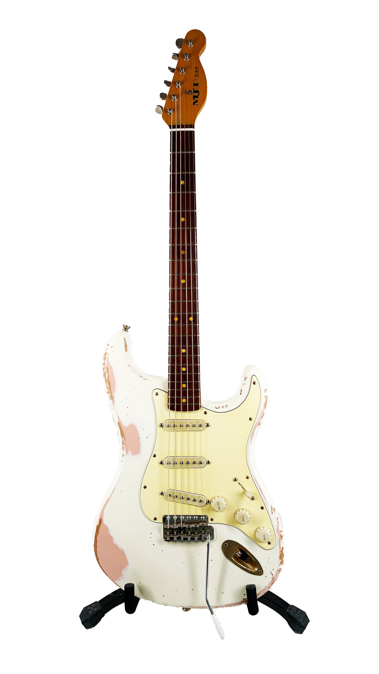 Olympic White over Shell Pink Complete VTS Guitar.png
