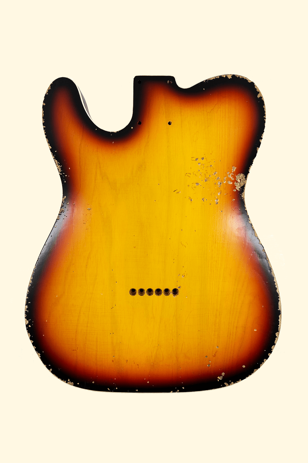 3 Tone Sunburst Double Bound VTT Body | Ash 3lbs 11oz — MJT Aged 