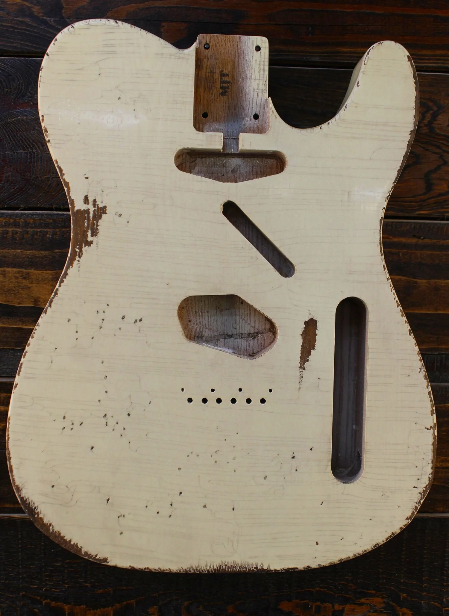 Blond VTT Body | Roasted Swamp Ash — MJT Aged Guitars