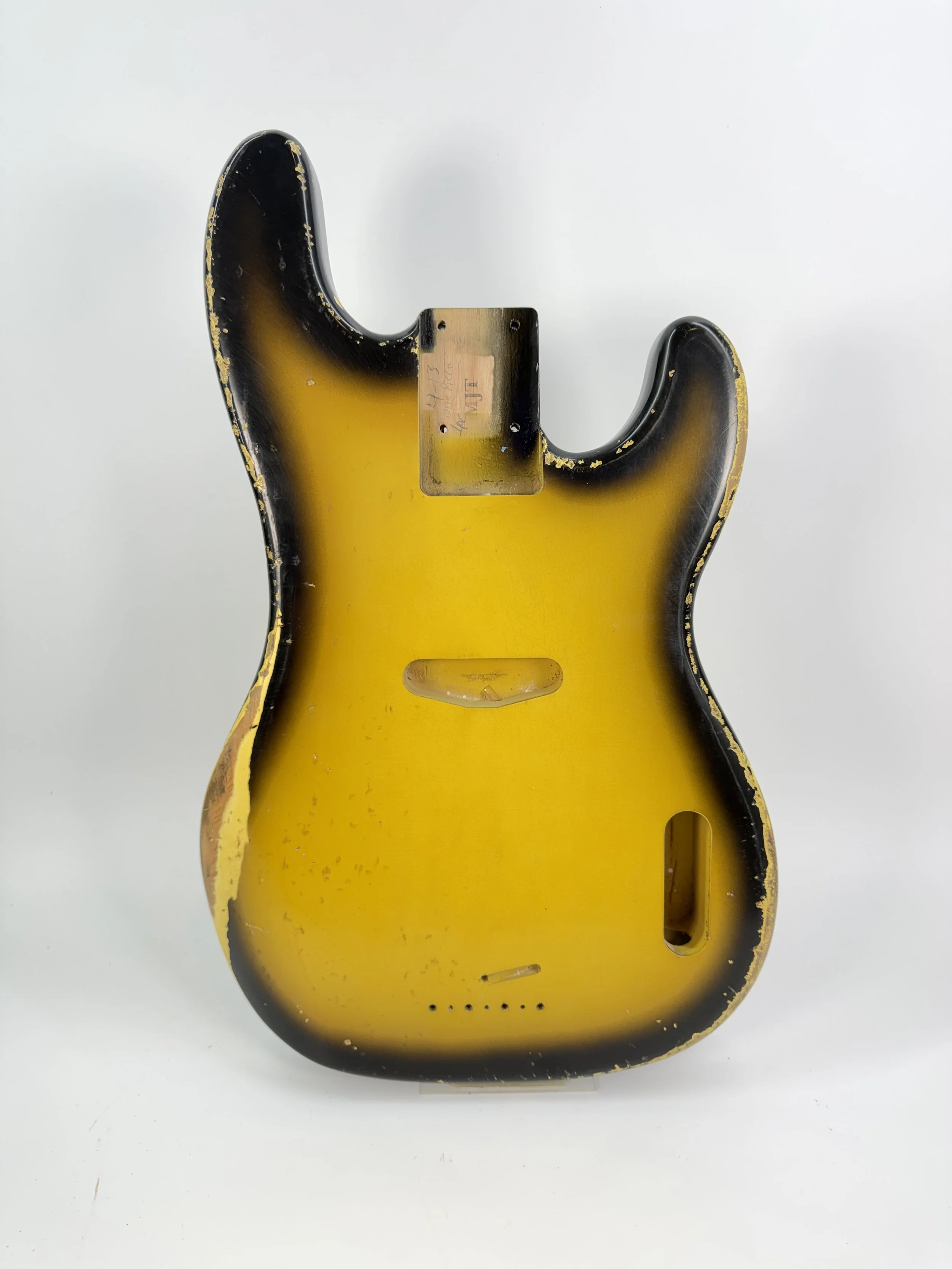 2 Tone Sunburst 54 PBT Bass Body | 1-Piece Alder 4lbs 13oz