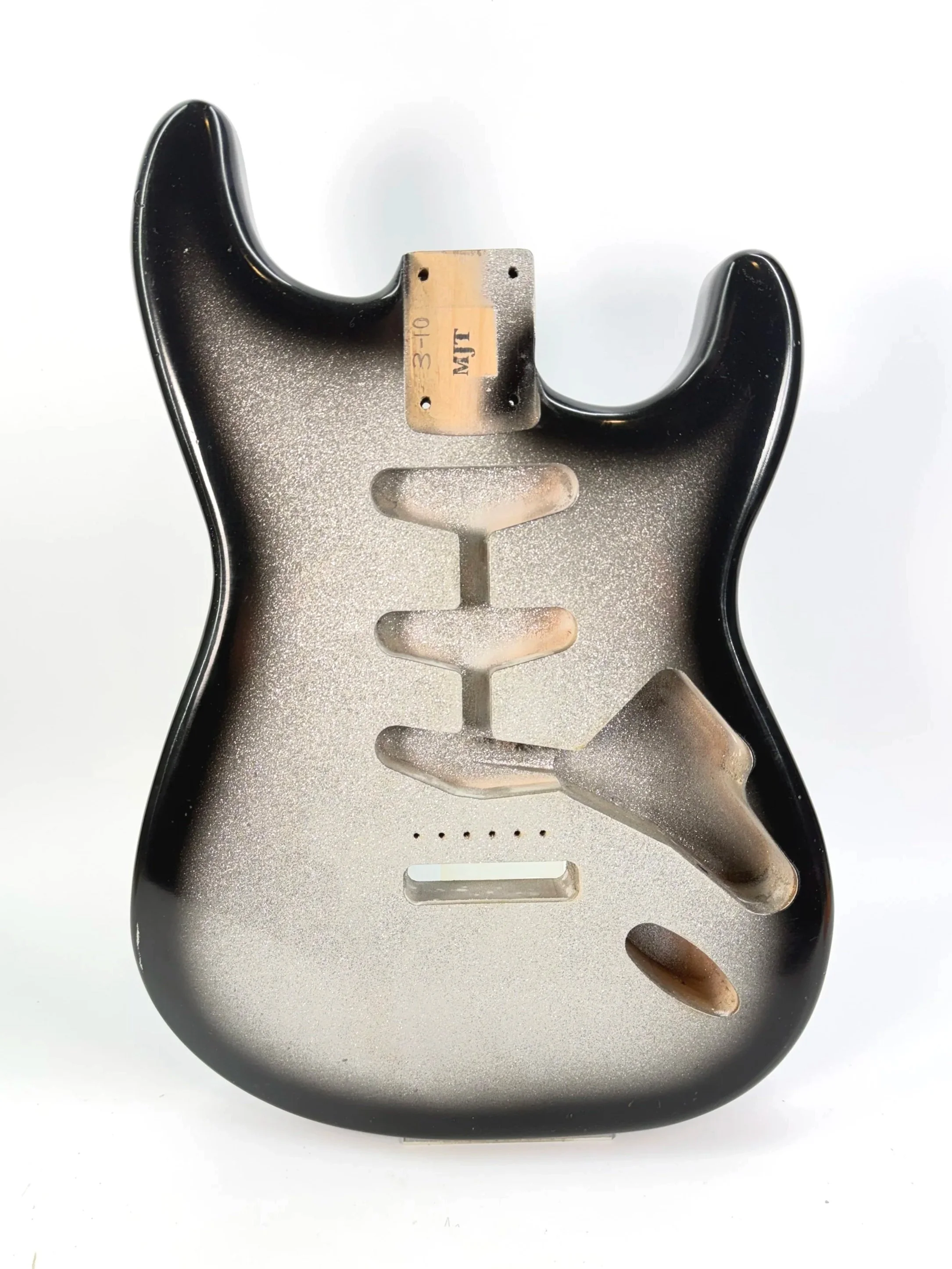 Silver Burst Sparkle Flake VTS Body | Alder 3lbs 10oz