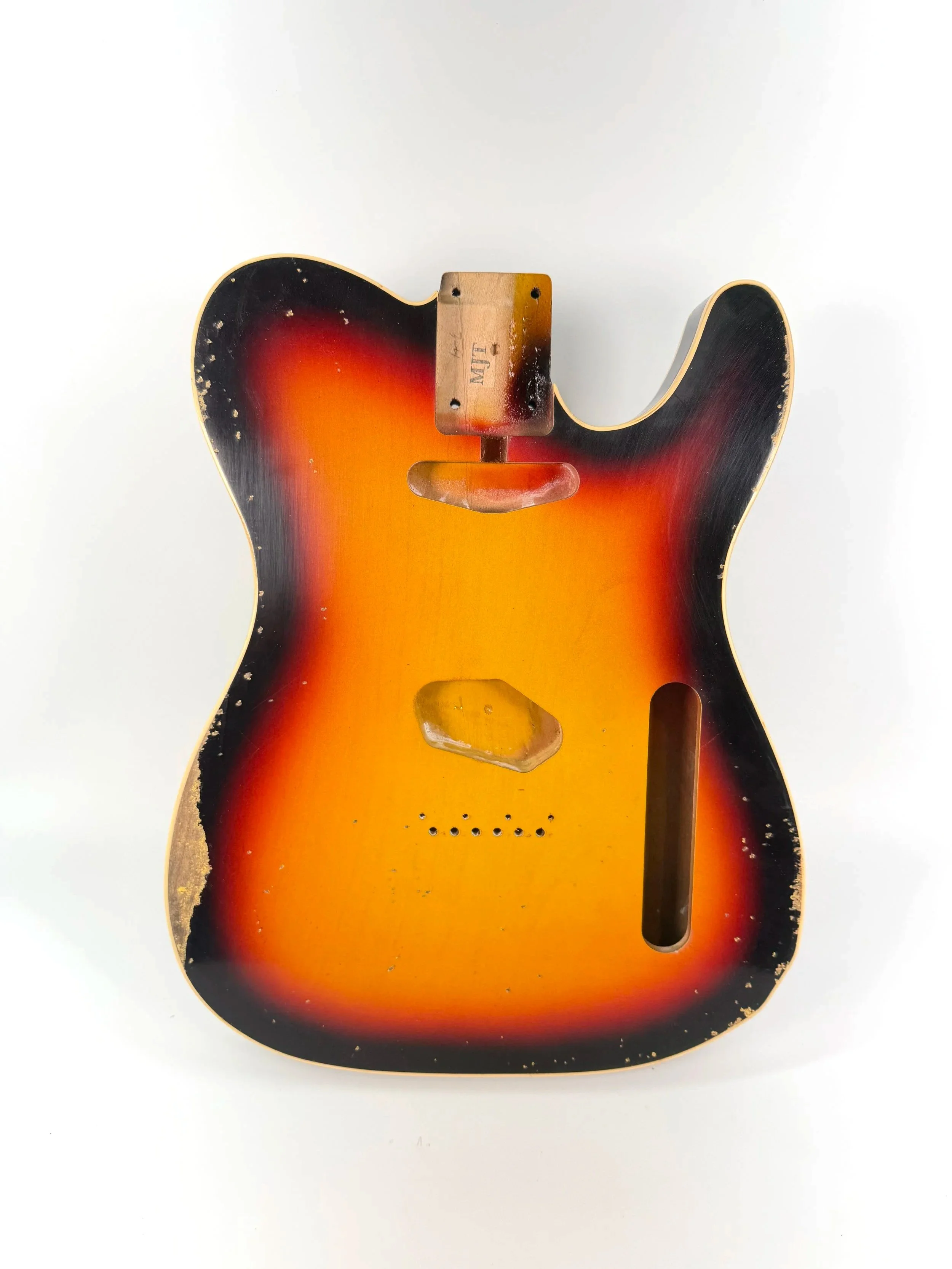 3 Tone Sunburst Double Bound Semi-Hollow VTT Body | Alder 3lbs 4oz