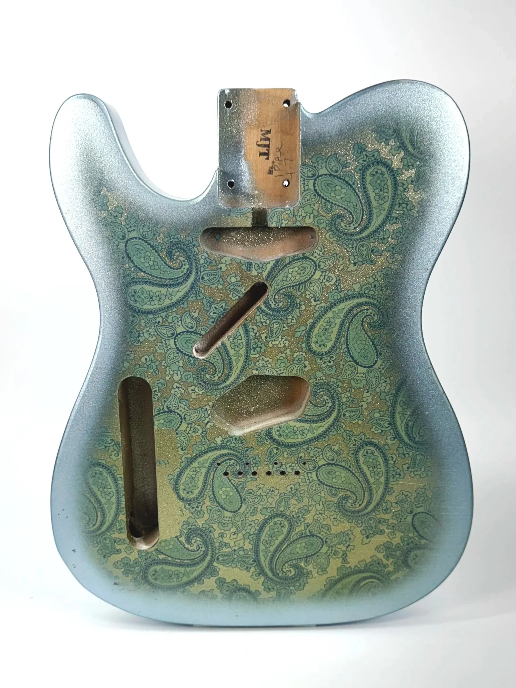 Ice Blue Metallic Paisley VTT Body Left-Handed | 1 Piece Alder