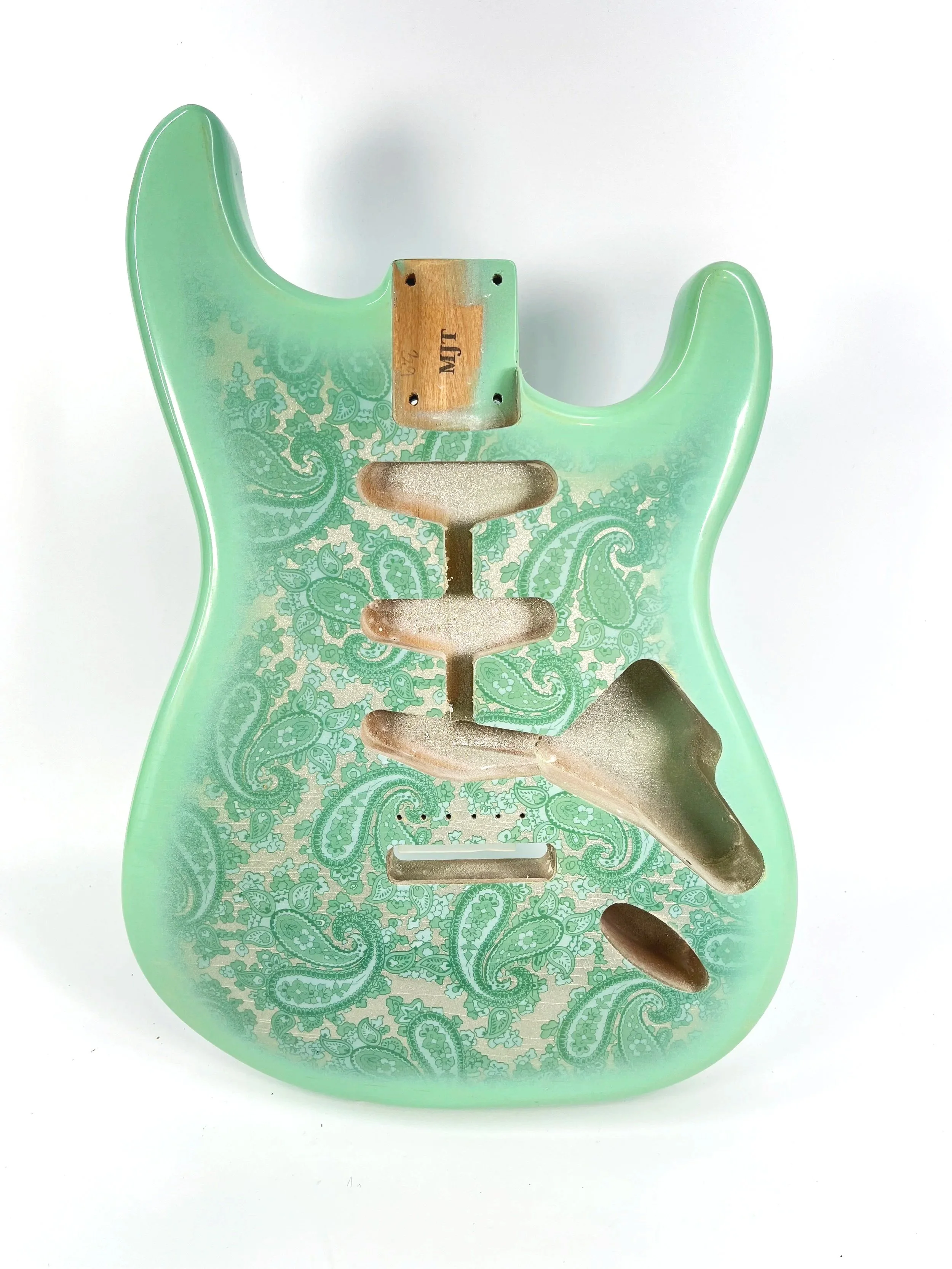 Surf Green Paisley VTS Body | Alder 3lbs 9oz