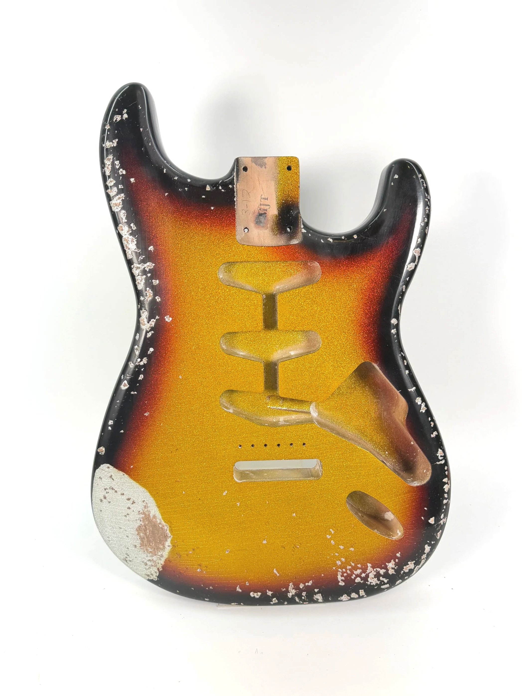 3 Tone Sunburst Sparkle Flake VTS Body | Alder 3lbs 12oz