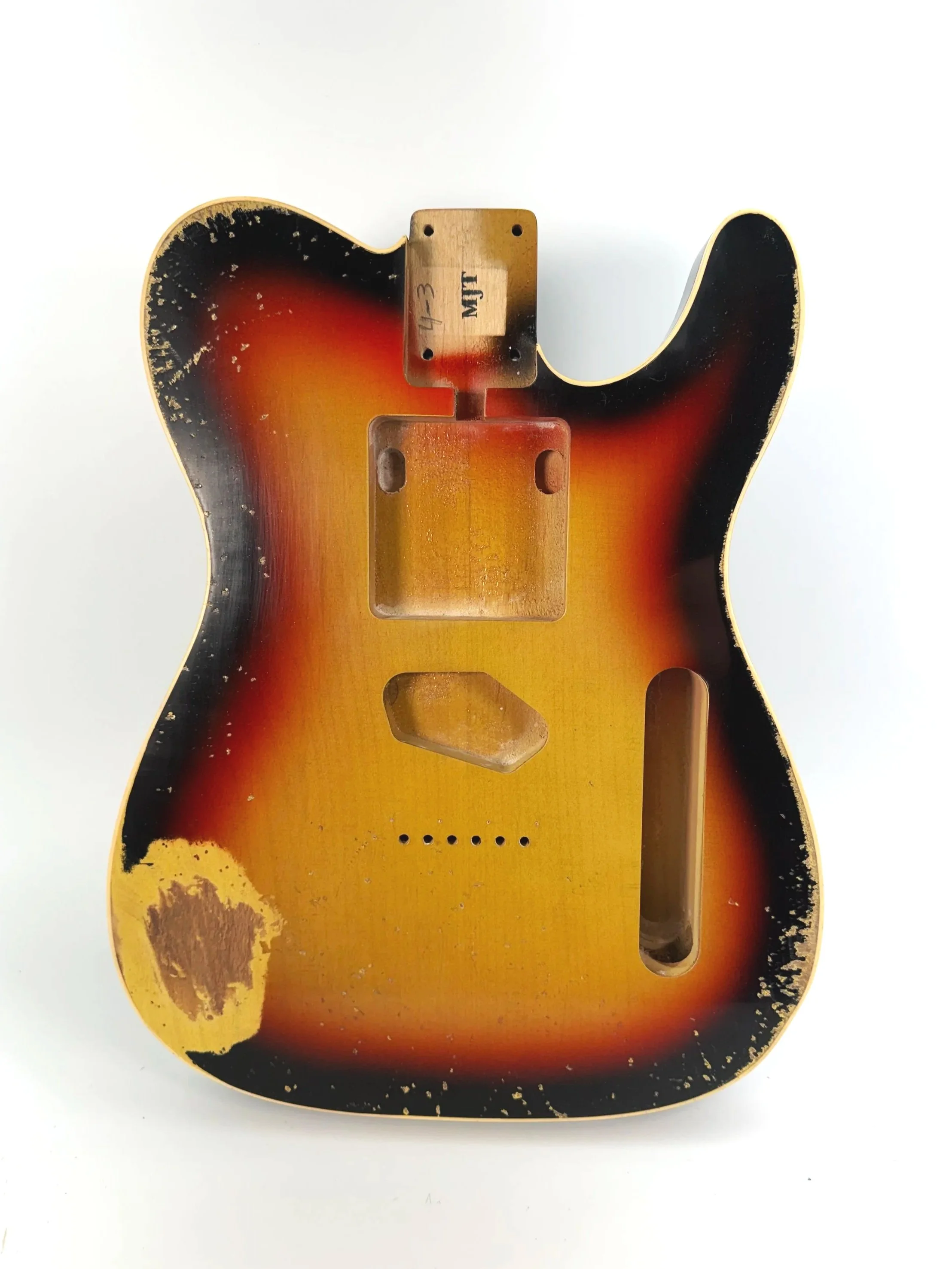 3 Tone Sunburst Single Bound VTT Body | Alder 4lbs 3oz