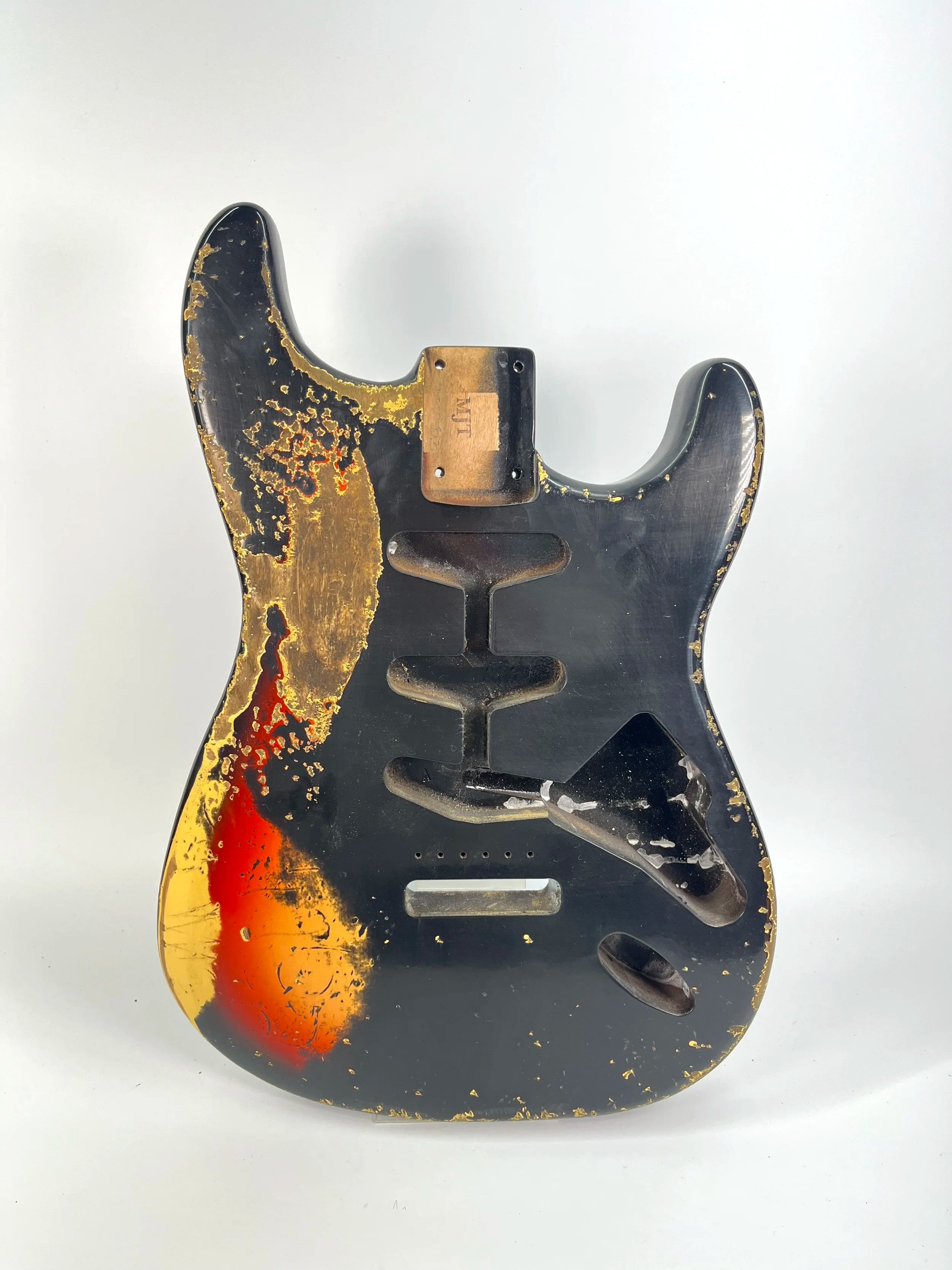 Black over 3 Tone Sunburst VTS Body | Alder 3lbs 3oz