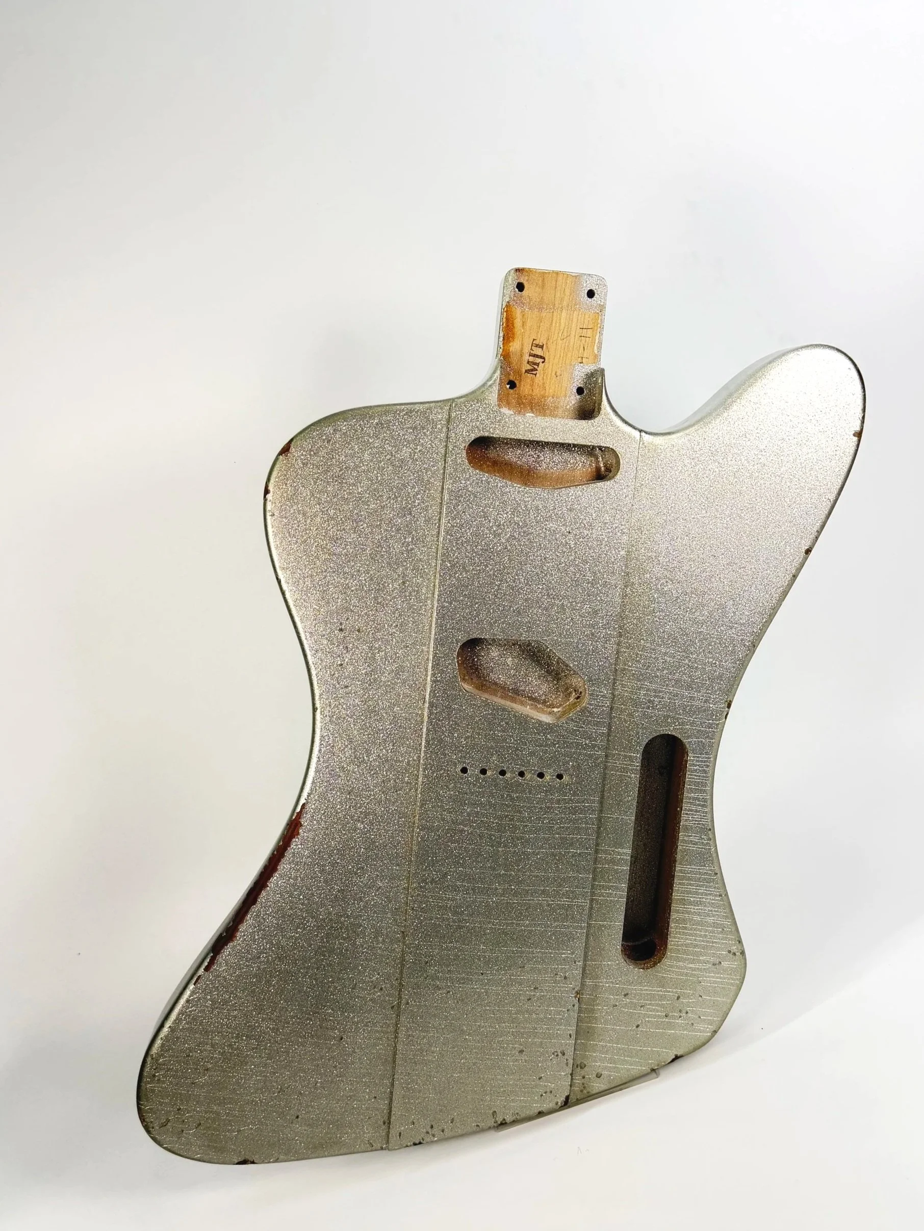 Silver Sparkle Flake VTF Body | Alder 4lbs 11oz