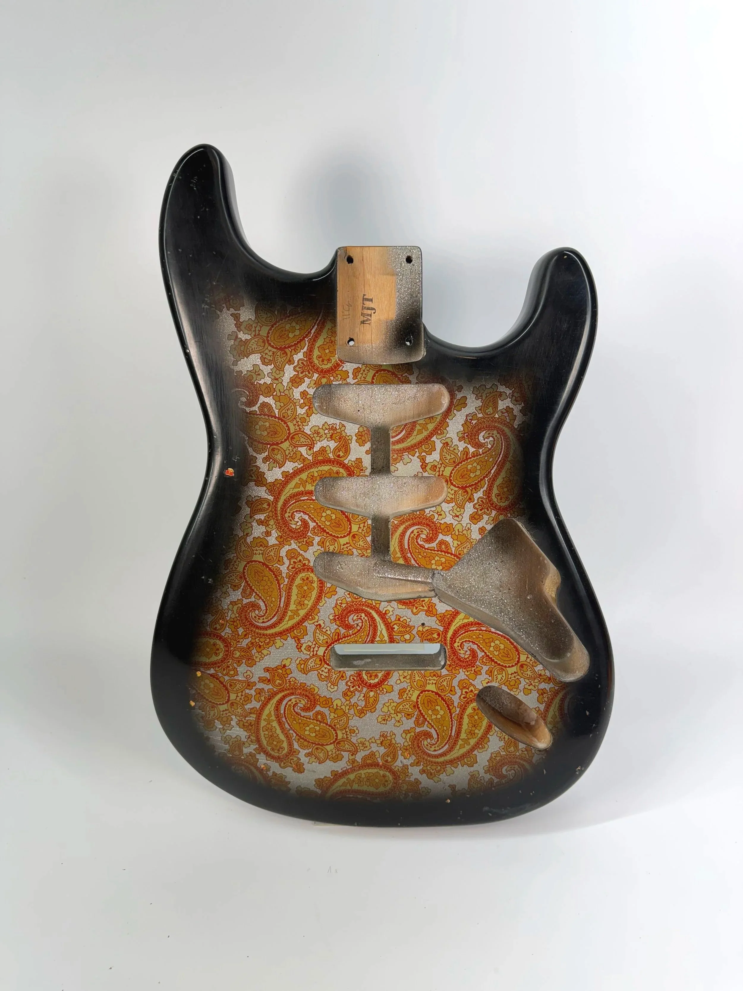 Aged Black Paisley VTS Body | Alder 3lbs 11oz