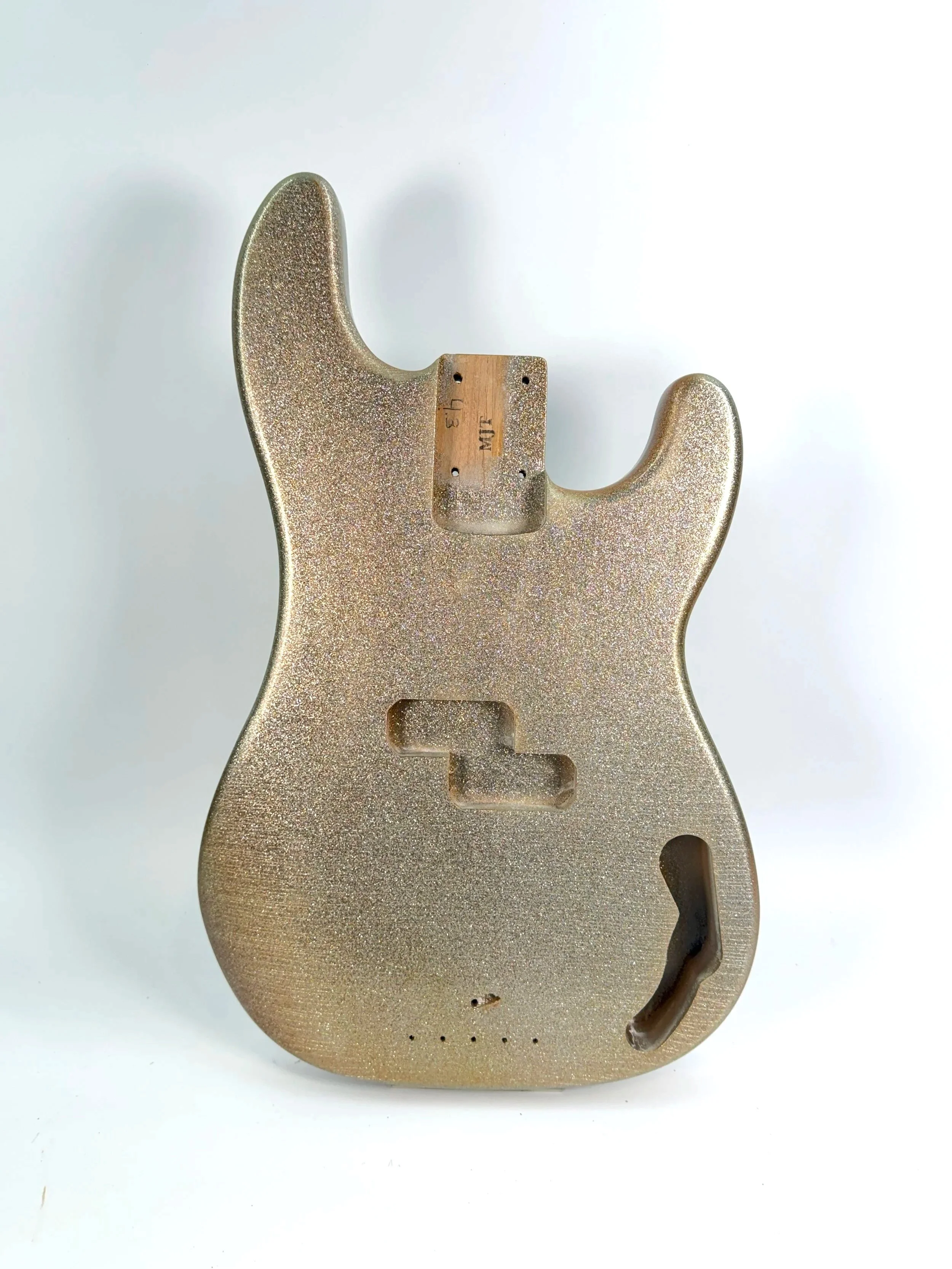Autumn Shimmer Sparkle Flake PBT Bass Body | Alder 4lbs 3oz