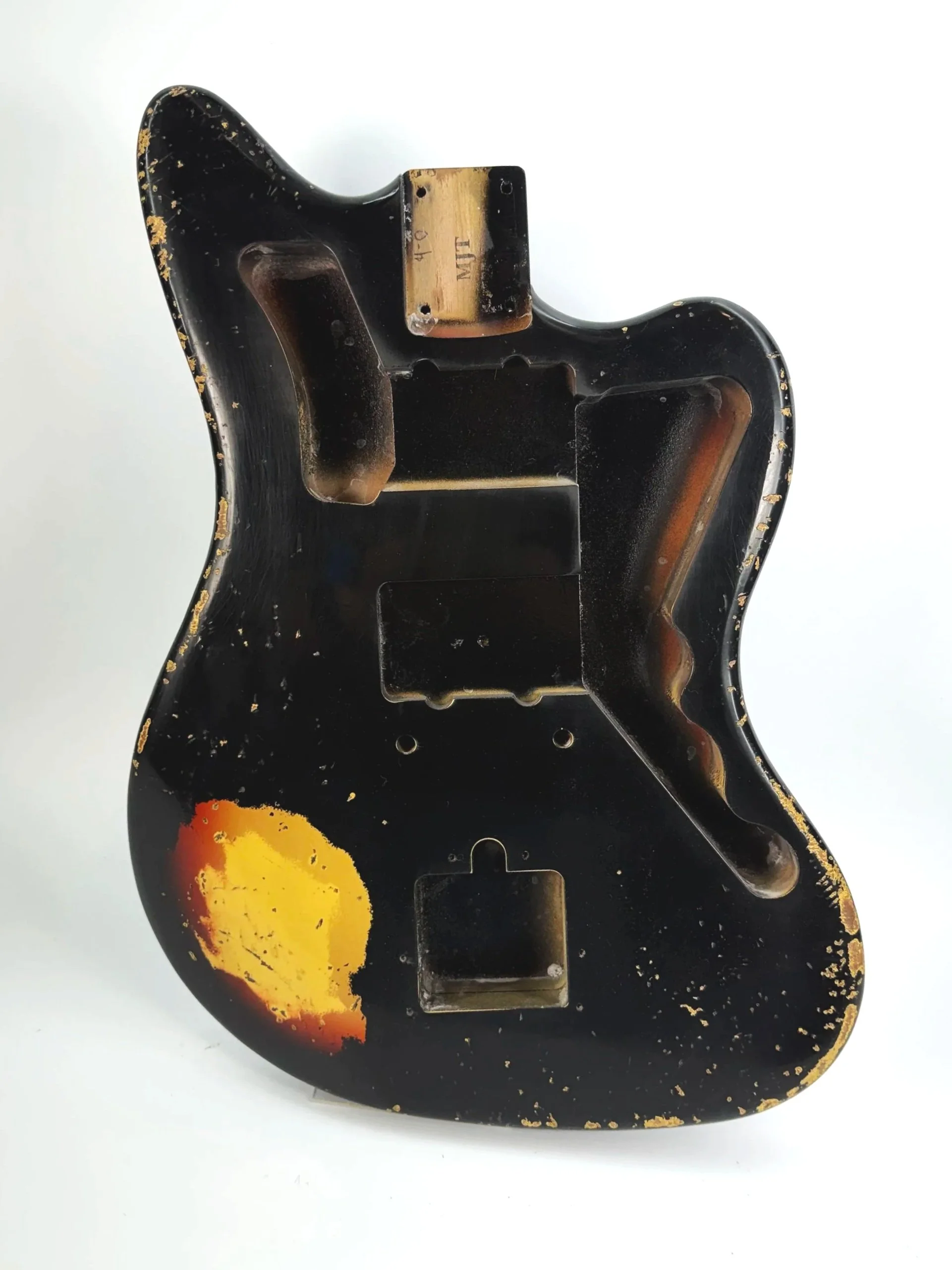 Black over 3 Tone Sunburst VTJ Body | Alder 4lbs 0oz
