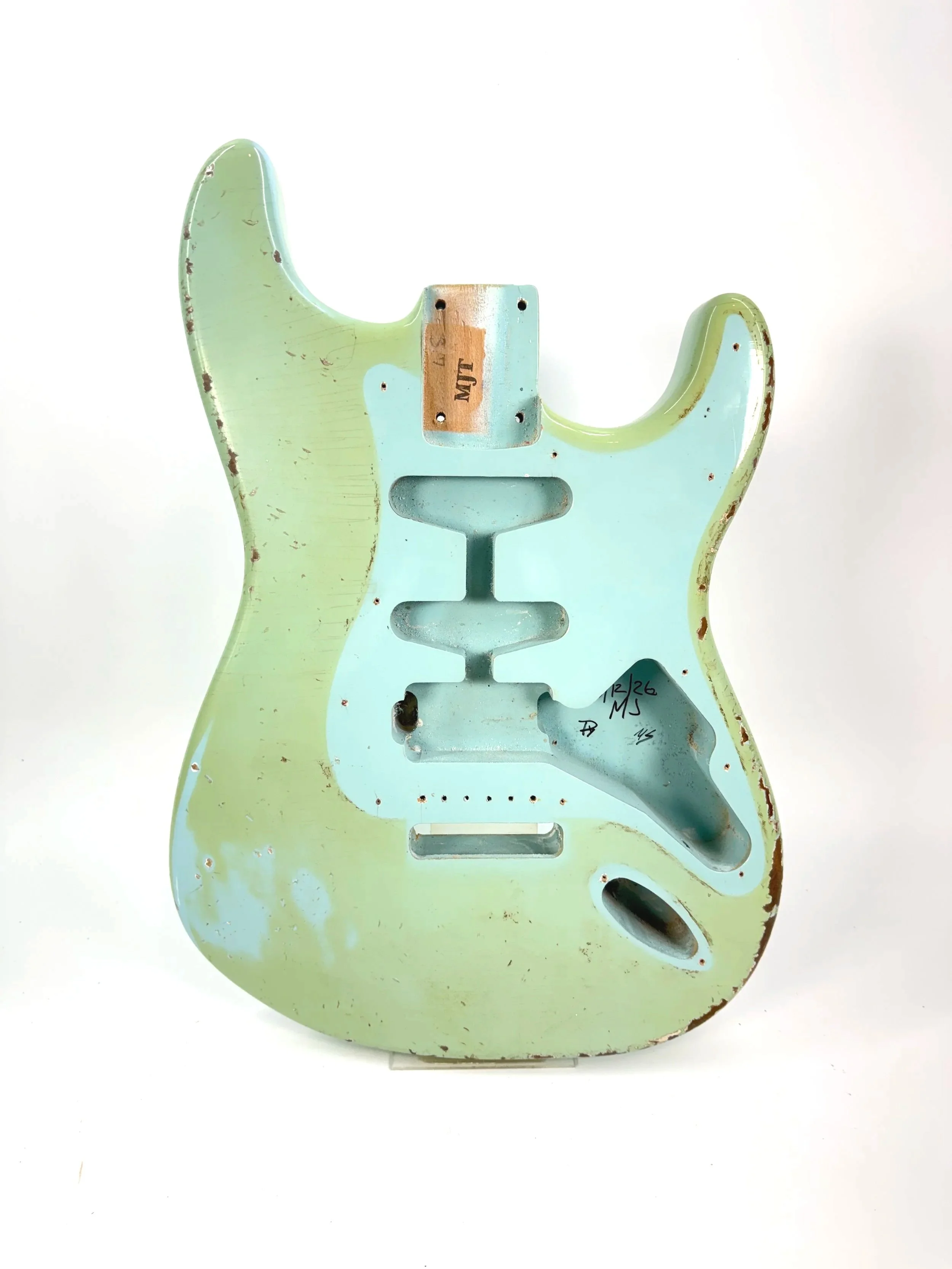 Premium Aged Sonic Blue VTS Body | Alder 3lbs 7oz