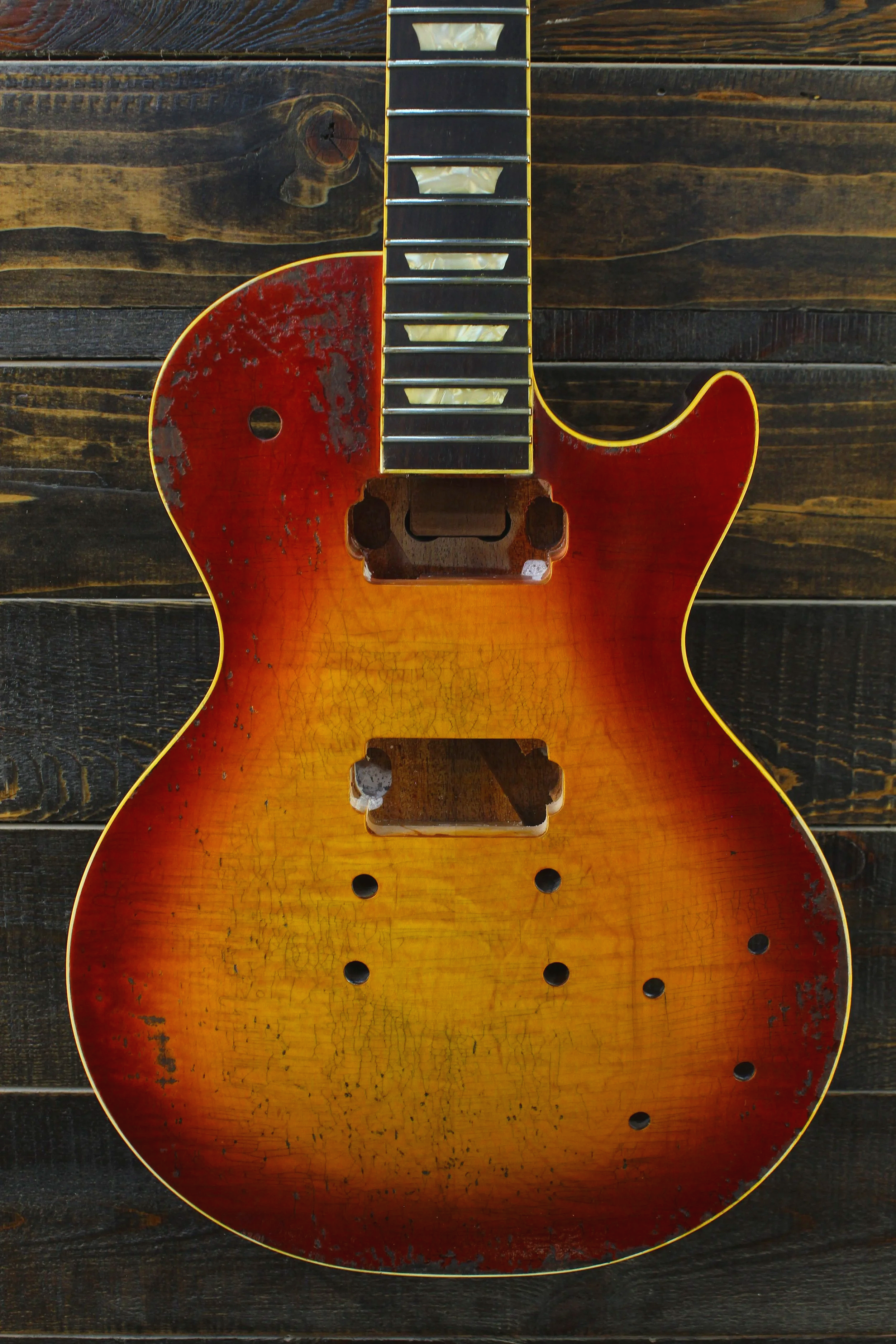 Cherry Burst MJT Precision Guitar Kit