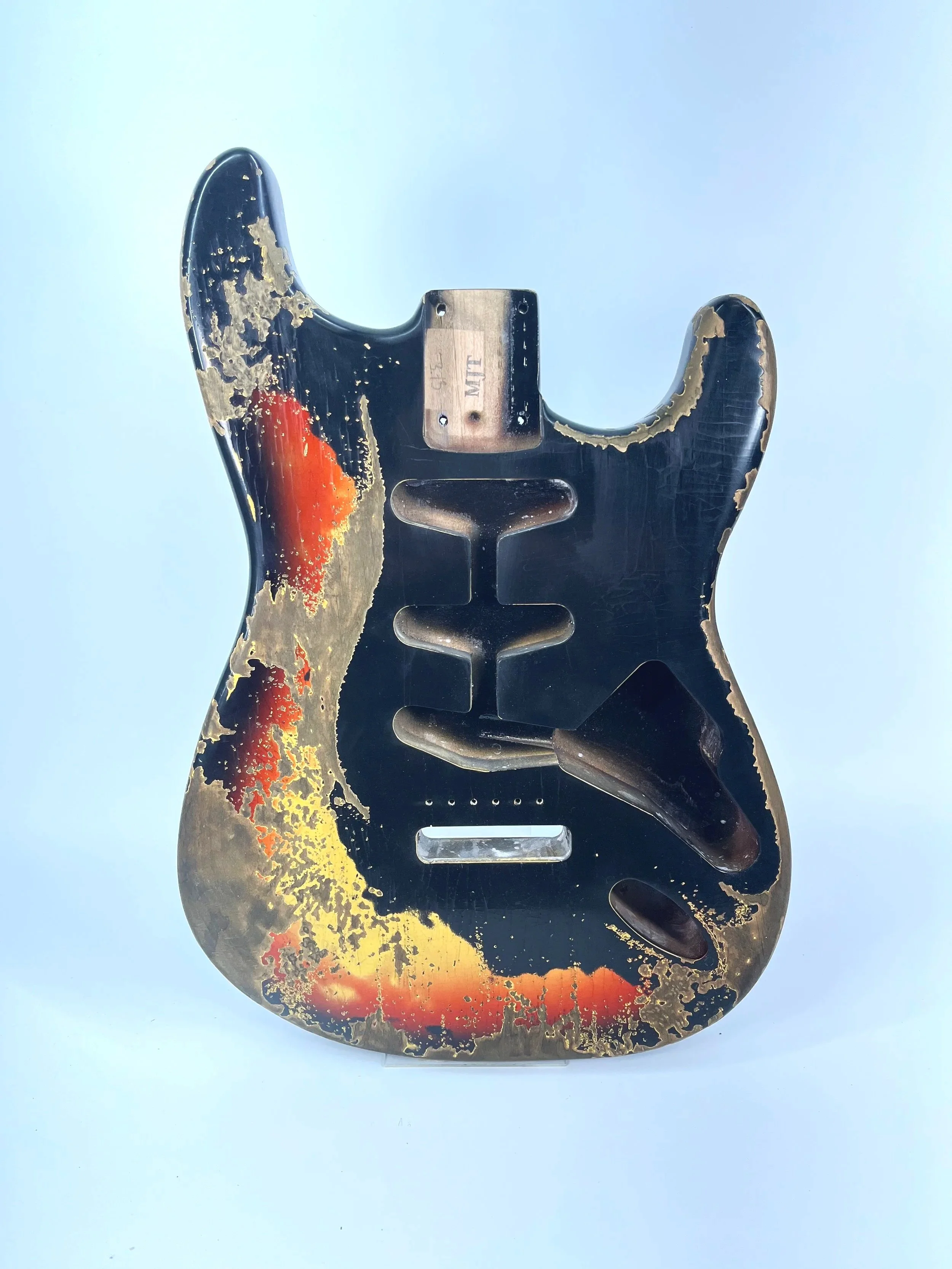 Black over 3 Tone Sunburst VTS Body | Alder 3lbs 13oz