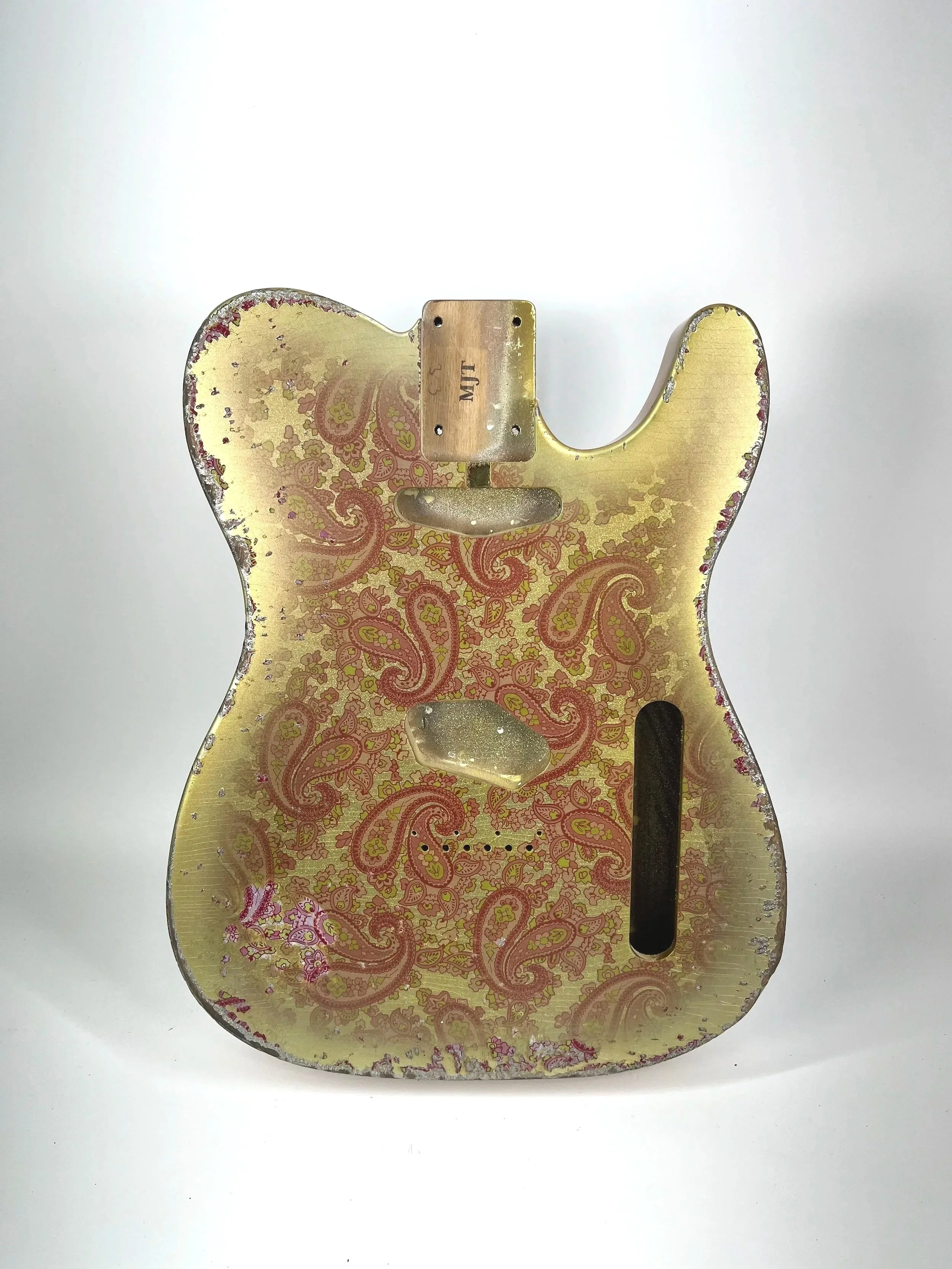 Aged Pink Paisley VTT Semi-Hollow Body | Alder 3lbs 3oz