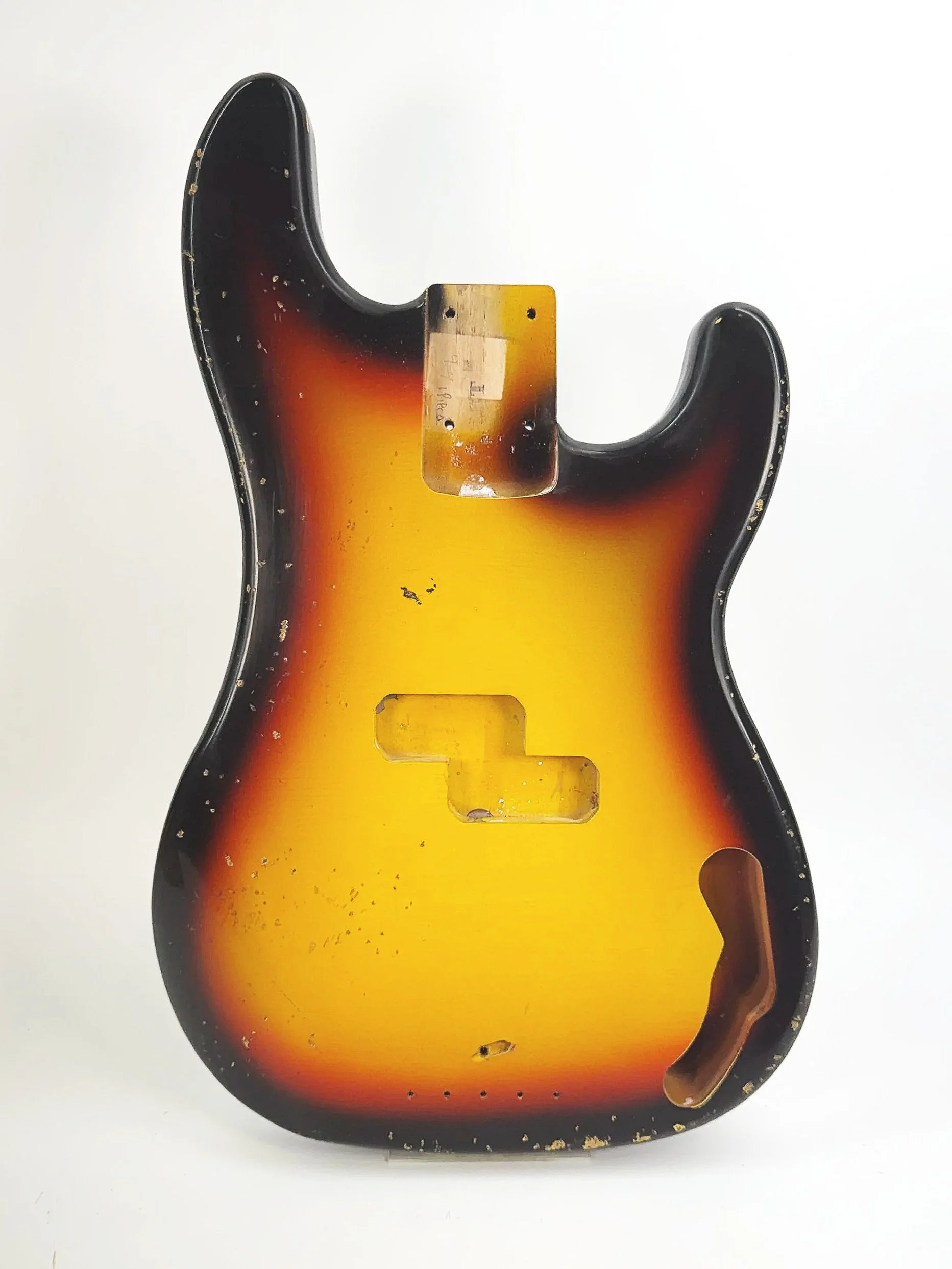 3 Tone Sunburst PBT Bass Body | 1 Piece Alder 4lbs 4oz