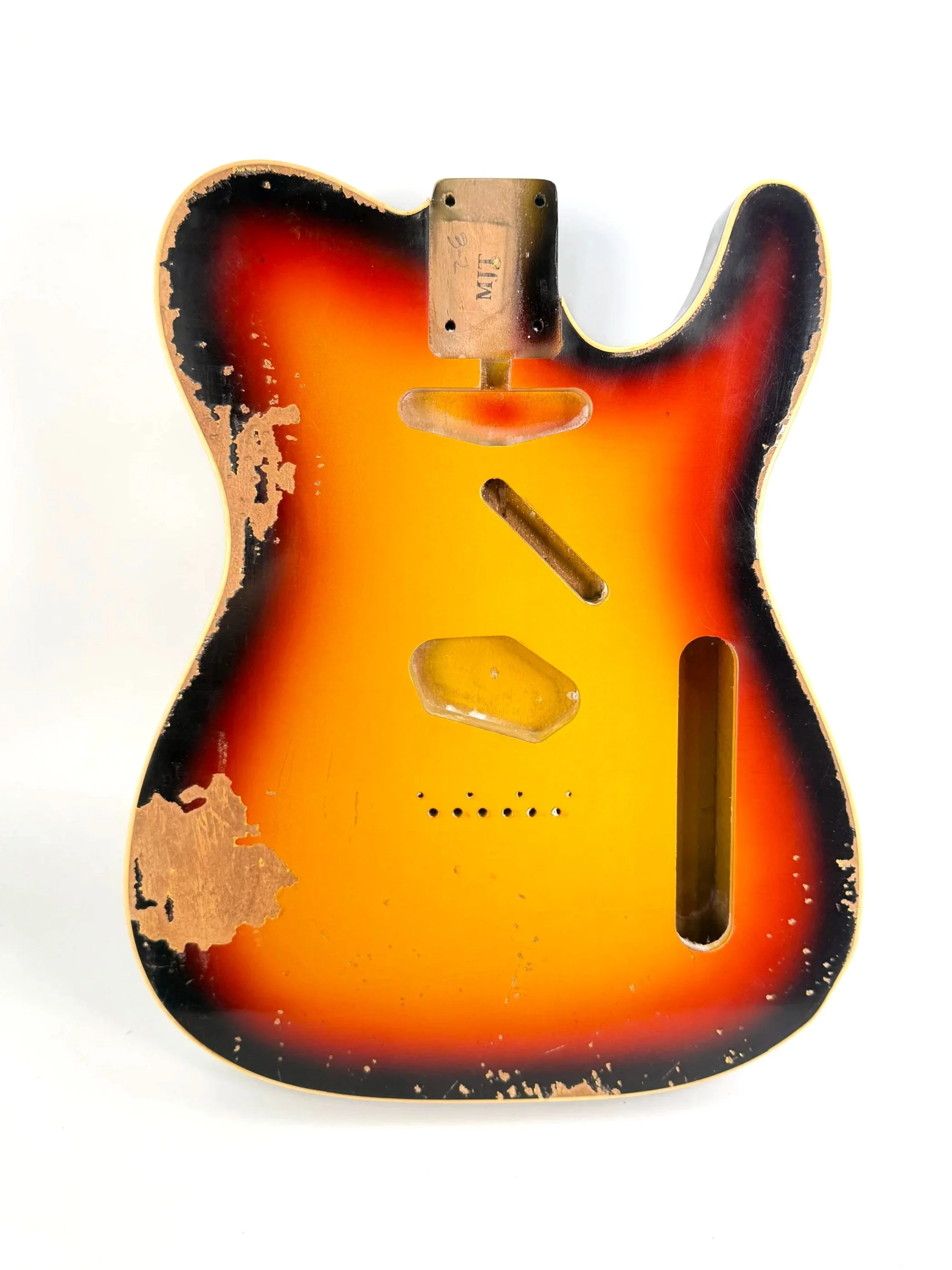 3 Tone Sunburst Double Bound Semi-Hollow VTT Body | Alder 3lbs 2oz