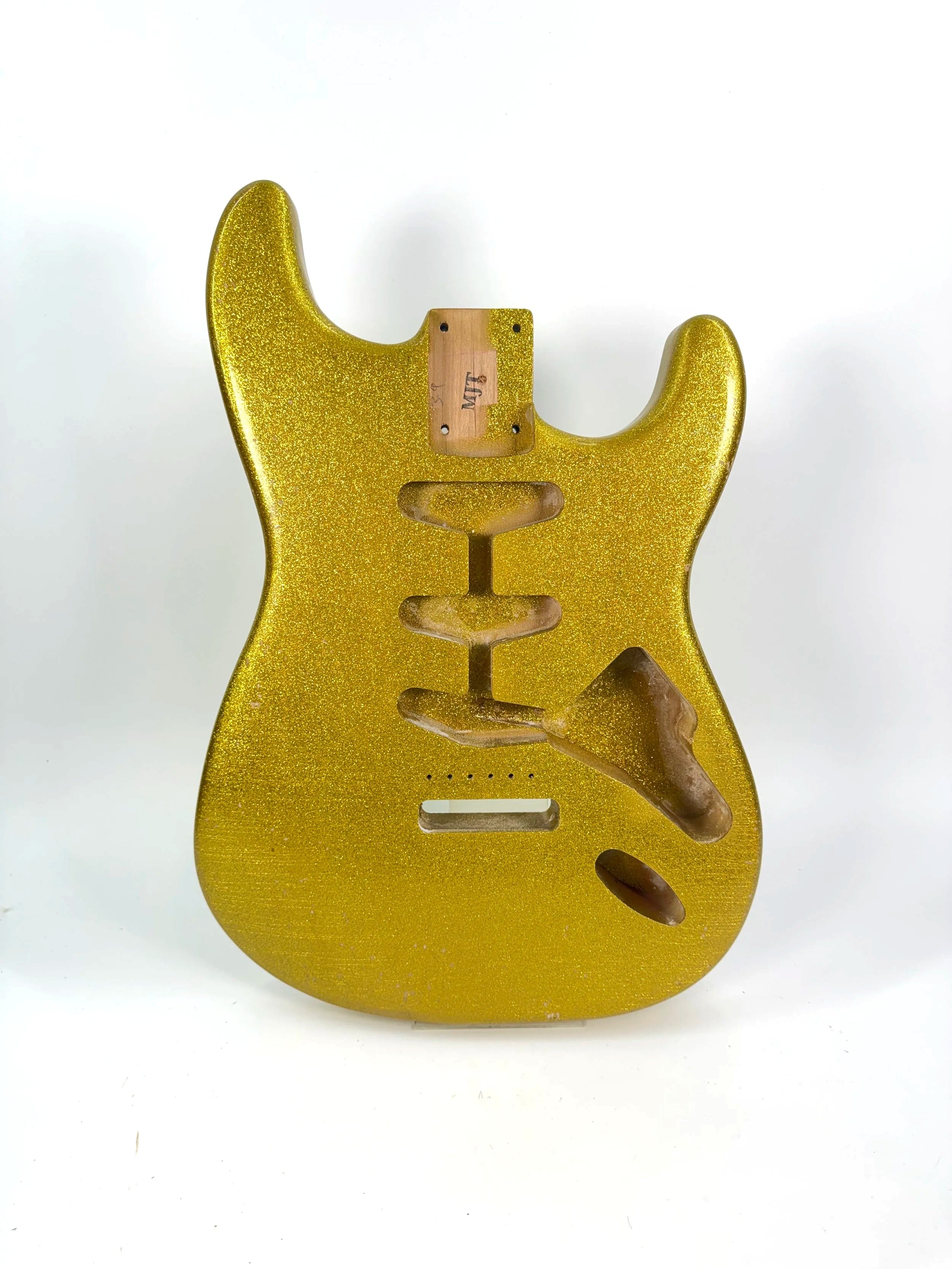 Gold Sparkle Flake VTS Body | Alder 3lbs 9oz