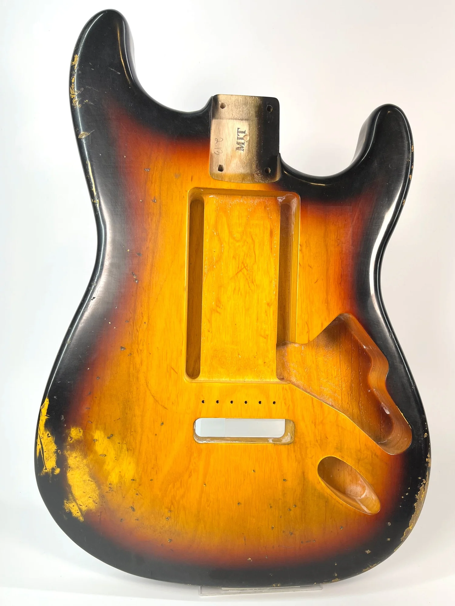 3 Tone Sunburst VTS Body | Swamp Ash 2lbs 13oz — MJT Aged Guitars