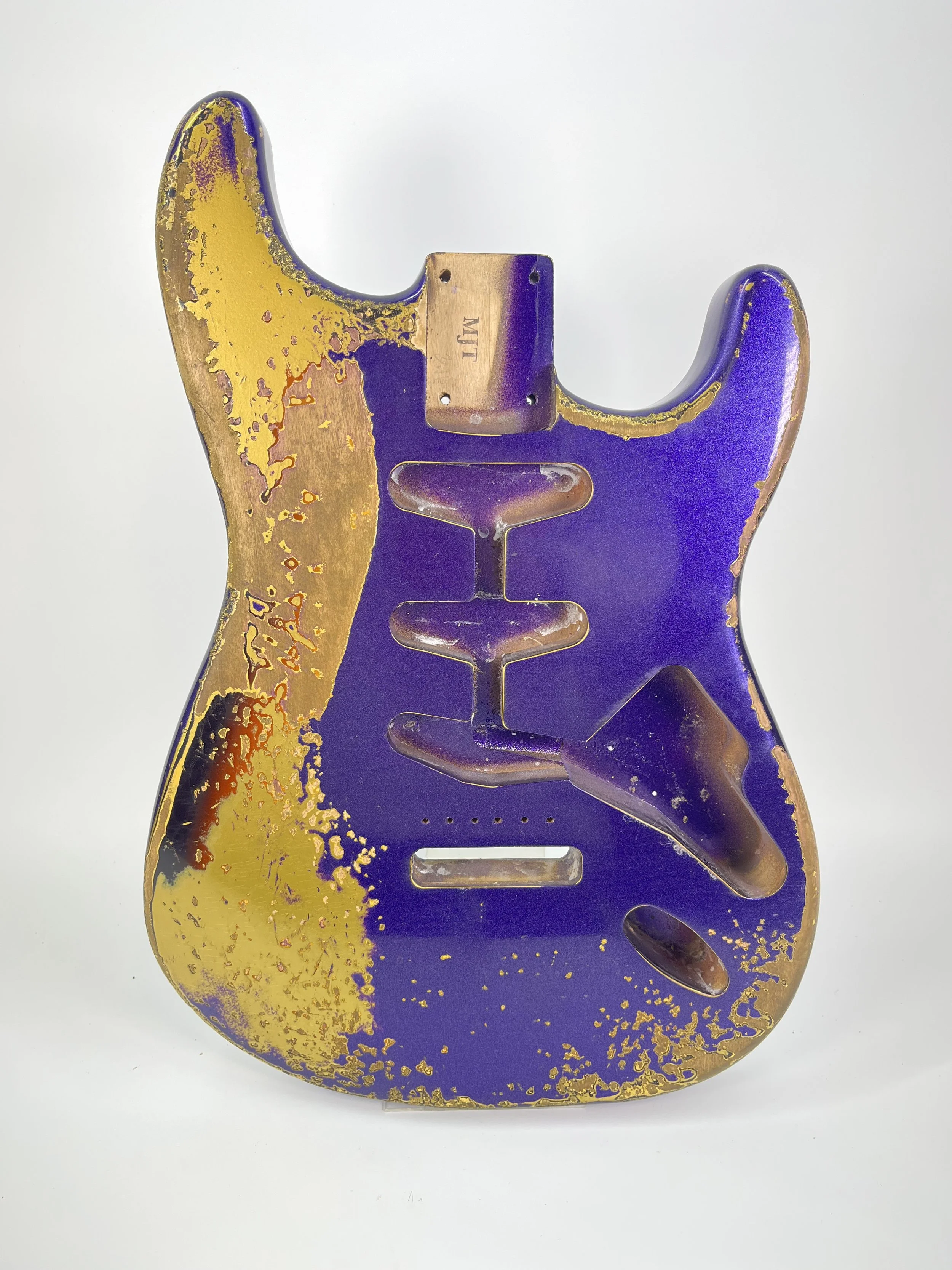 Crown Royal Purple over Gold over 3 Tone VTS Body | Alder 3lbs 11oz