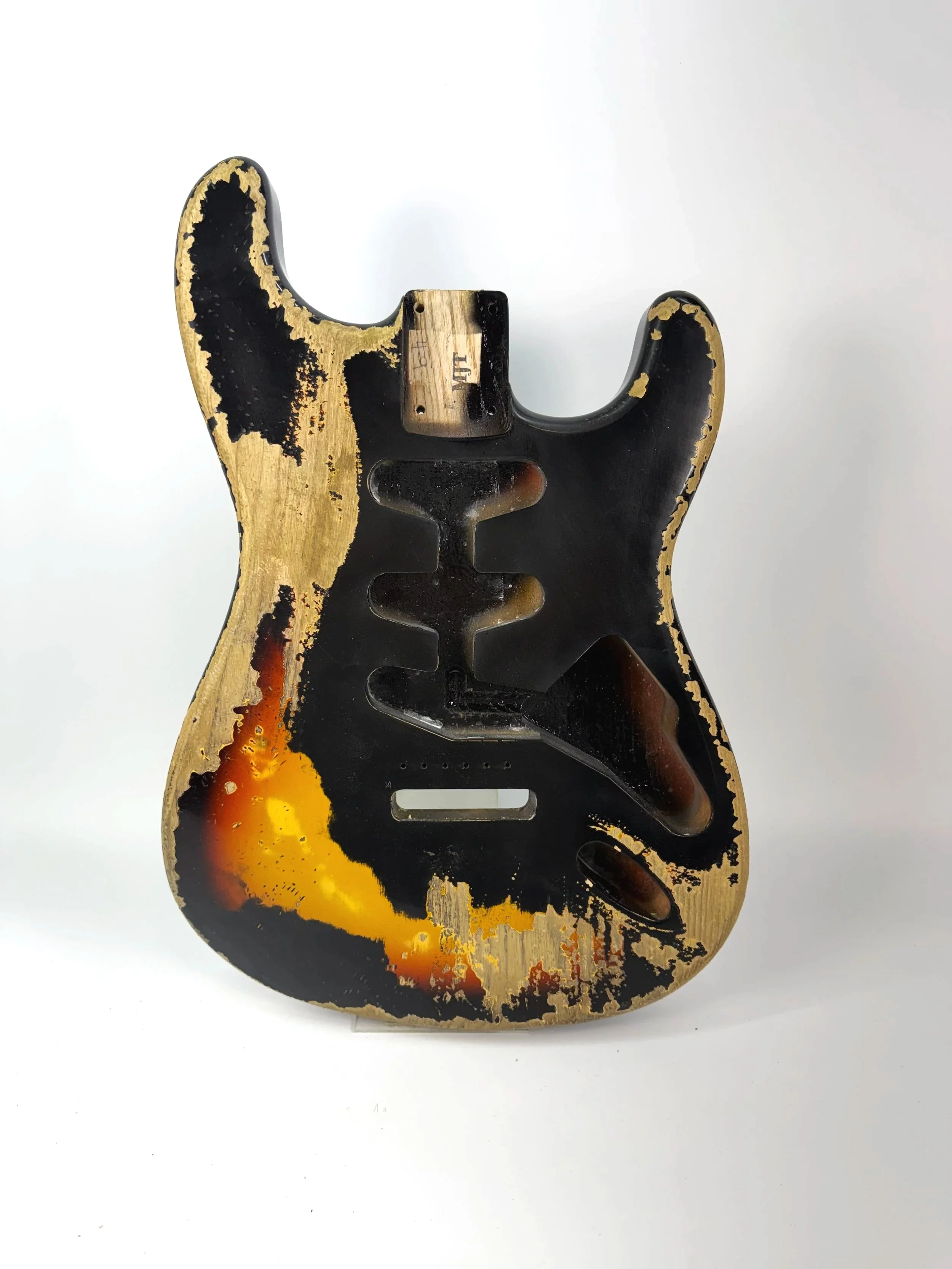 Black over 3 Tone Sunburst VTS Body | Swamp Ash