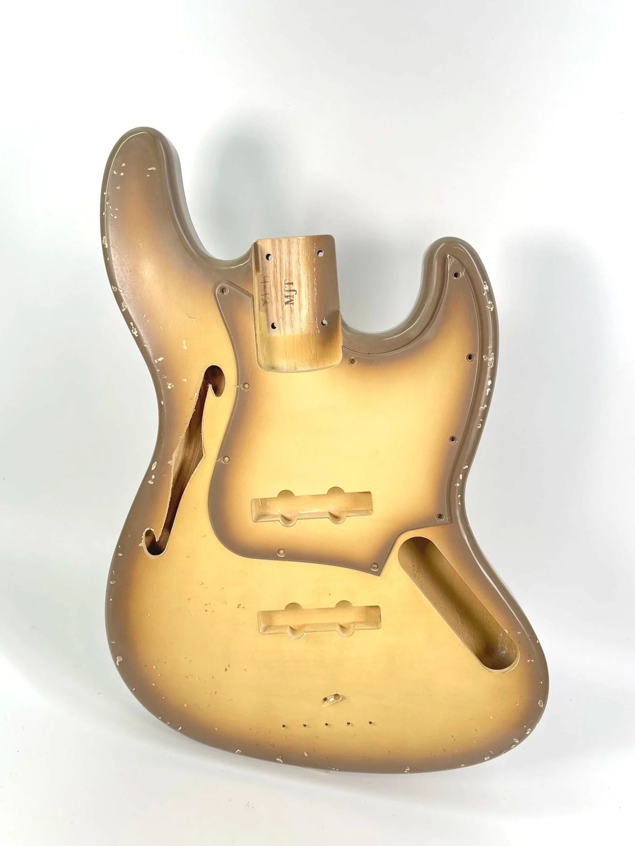 Antigua Burst w/ Pickguard JBT Bass Body | Swamp Ash