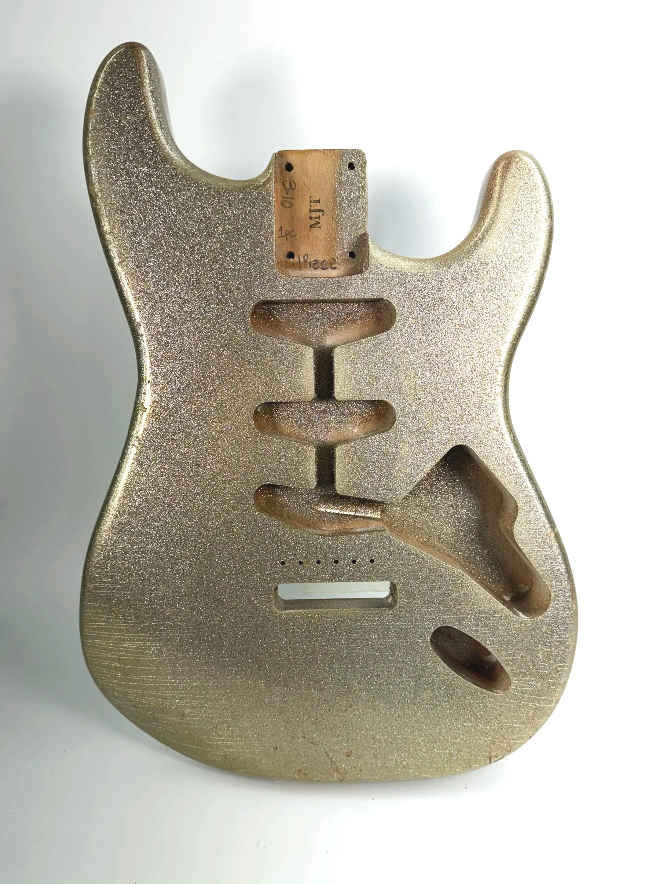 Autumn Shimmer Sparkle Flake VTS Body | 1-Piece Alder 3lbs 10oz