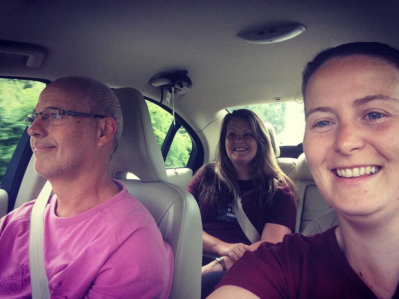 En route to our Skydive last week! 