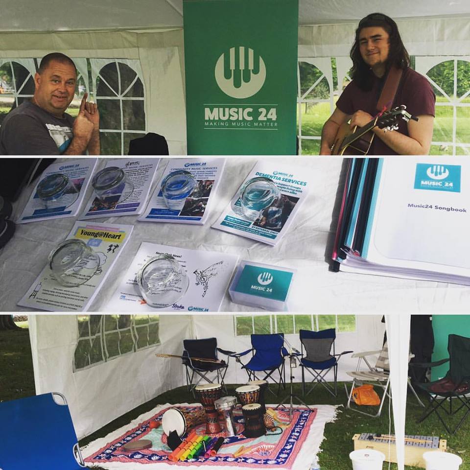 Instagram images: Iain and Ashley, service information and our jamming zone!