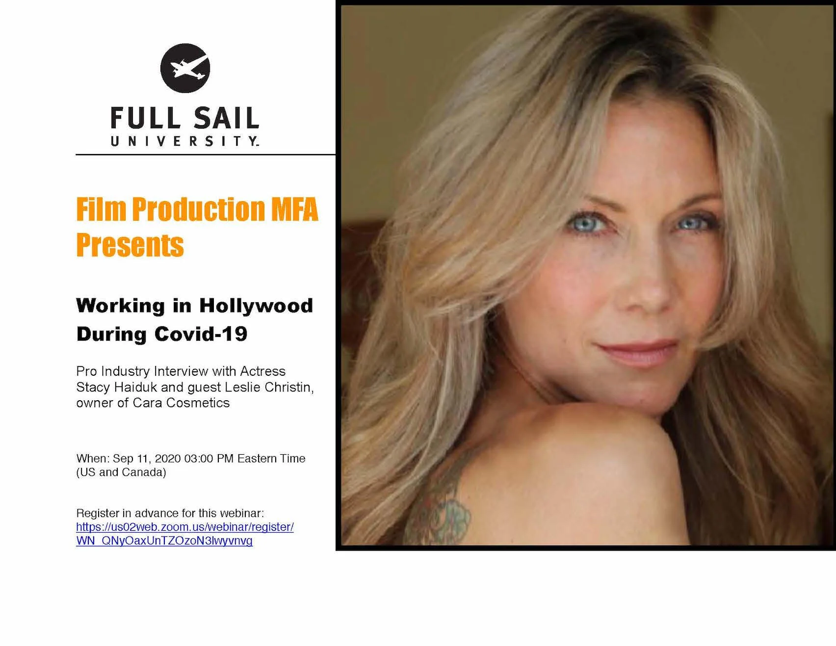 Pro Industry Interview with Actress Stacy Haiduk - Working in Hollywood during Covid-19