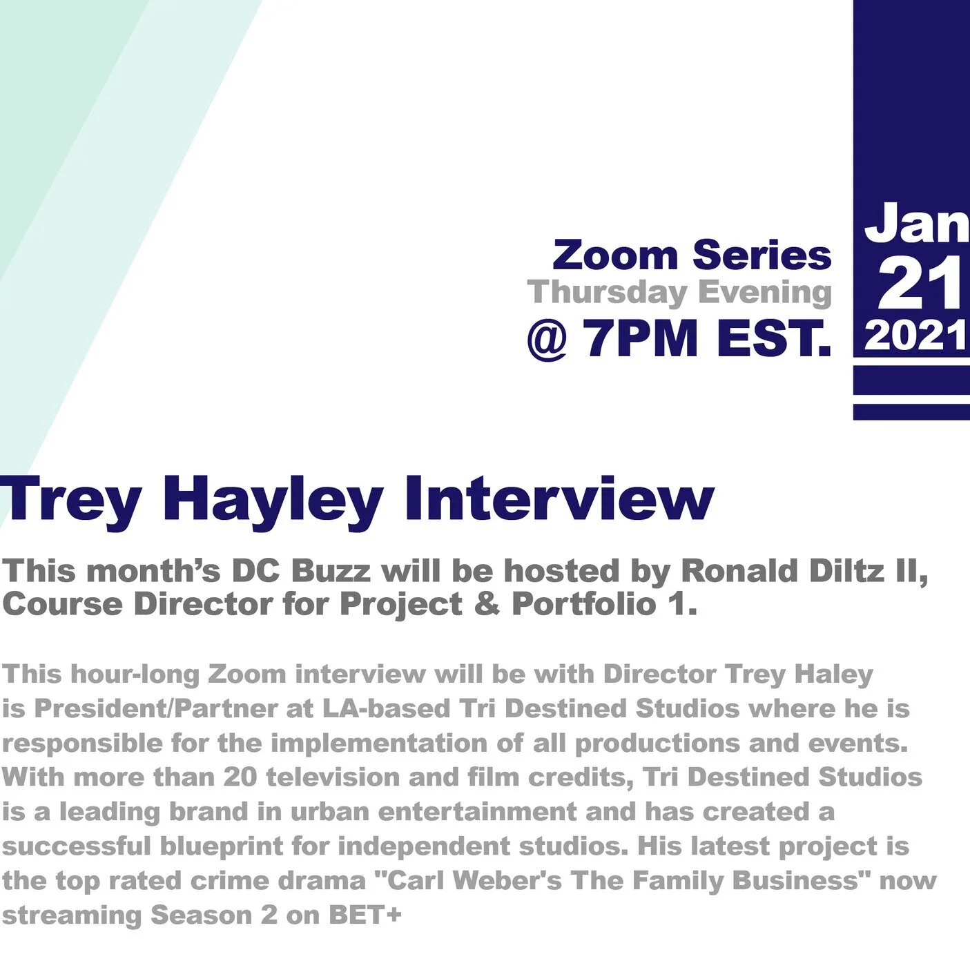 DC Buzz January Series