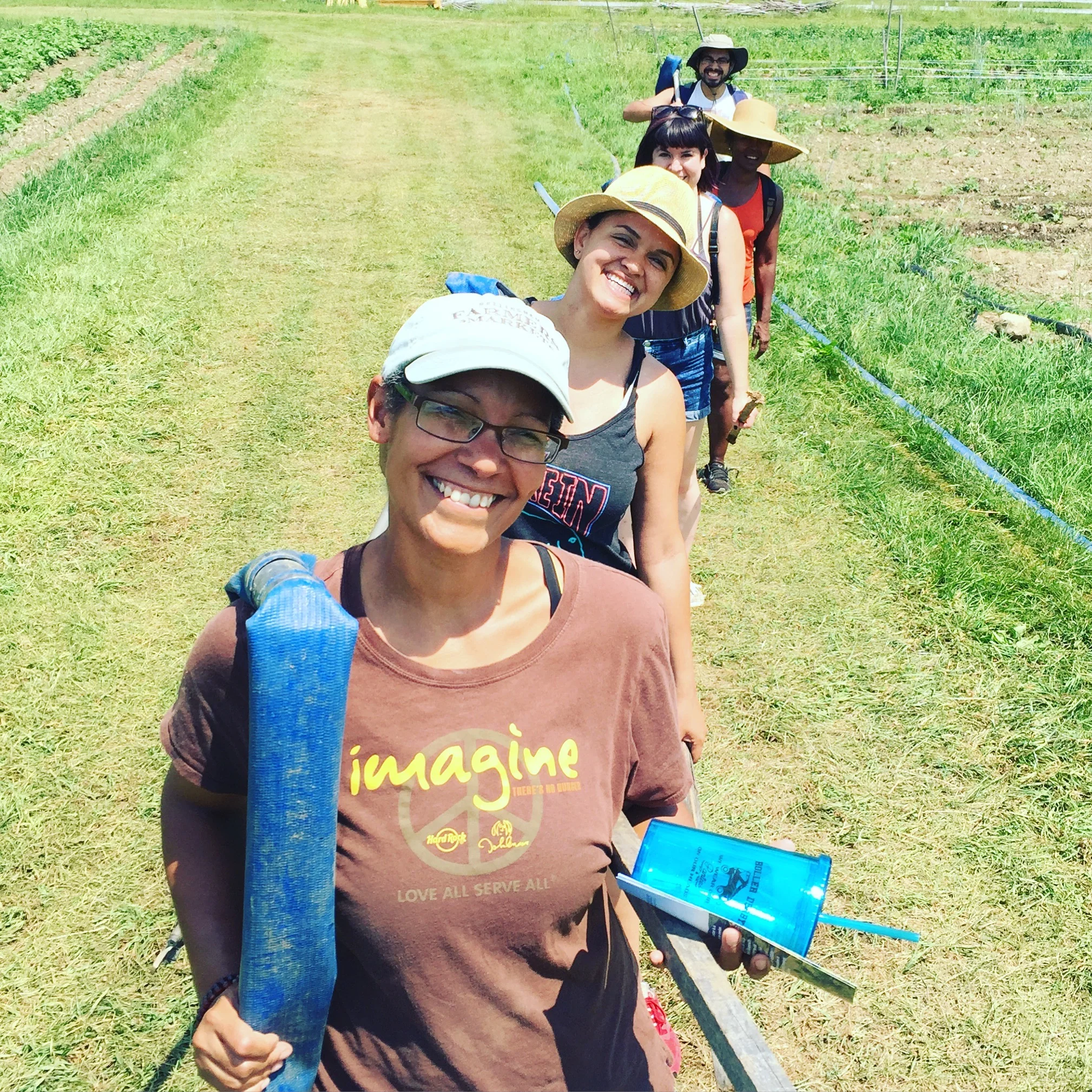 Teaching a workshop for Farm School NYC