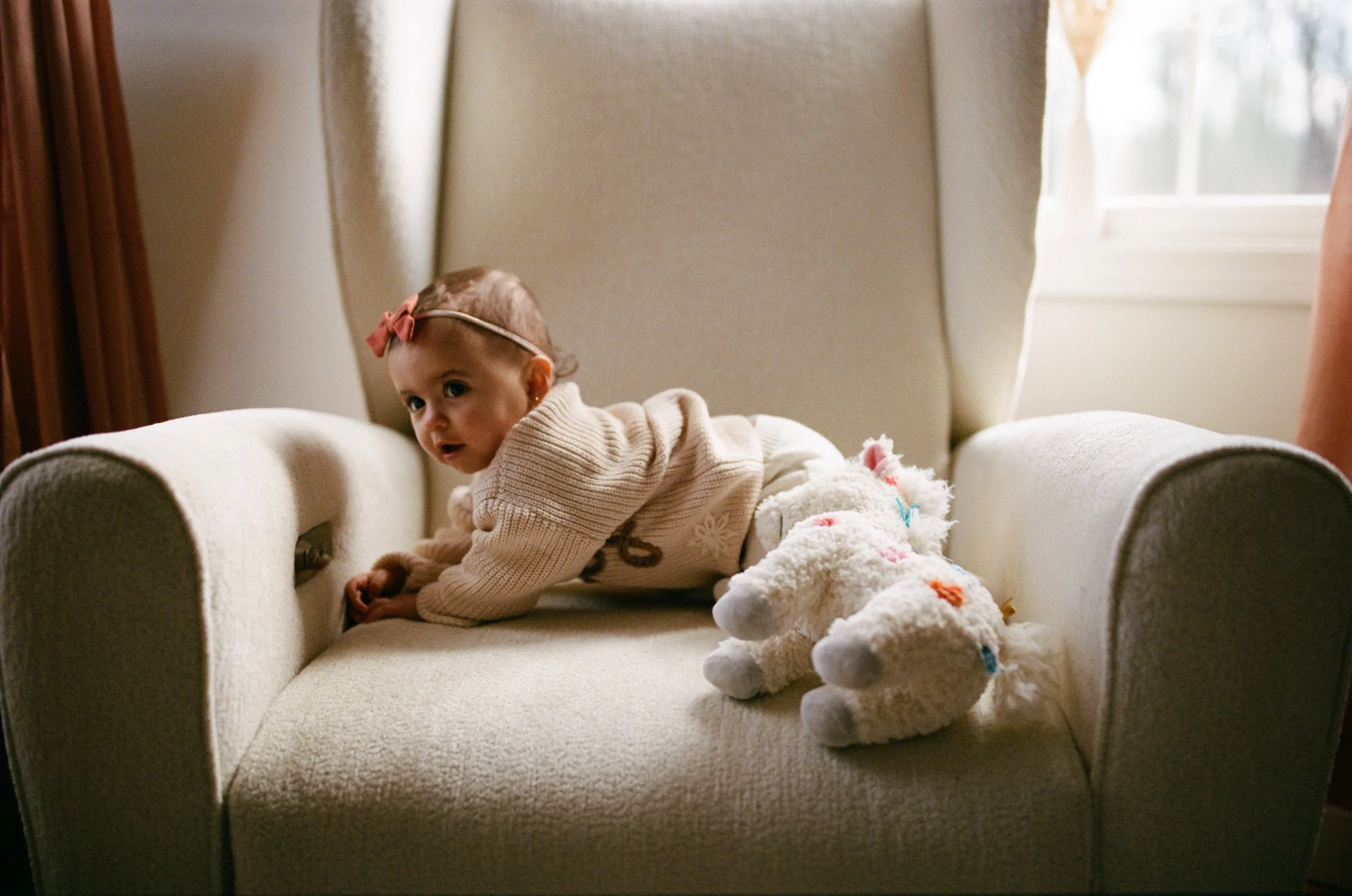 A First Birthday Session on Film